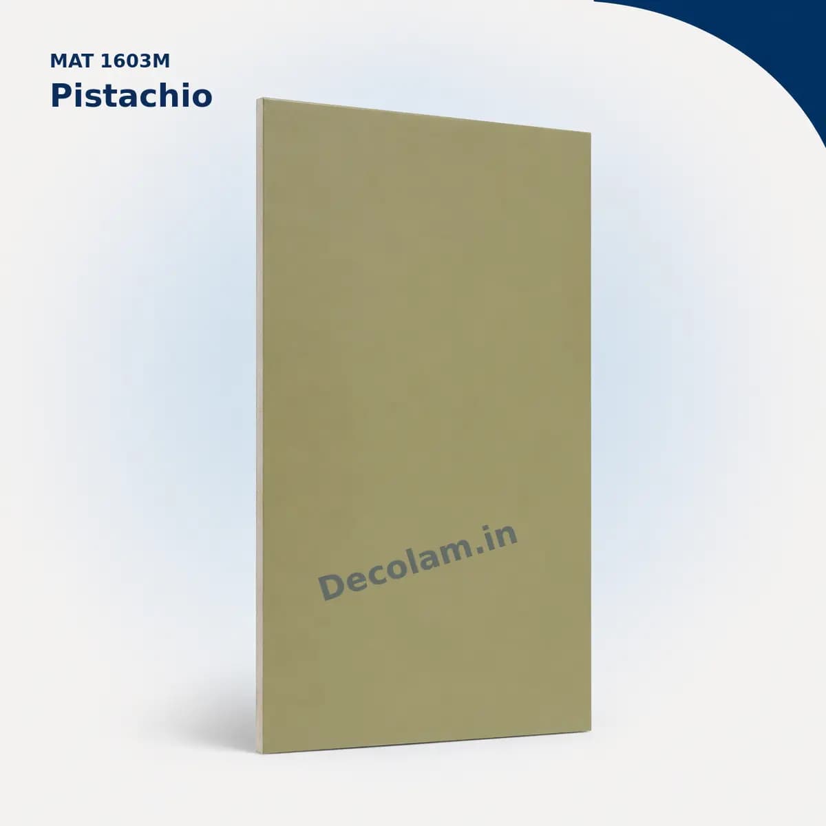 Pistachio 1603M MATT Acrylic Laminate - Decolam
