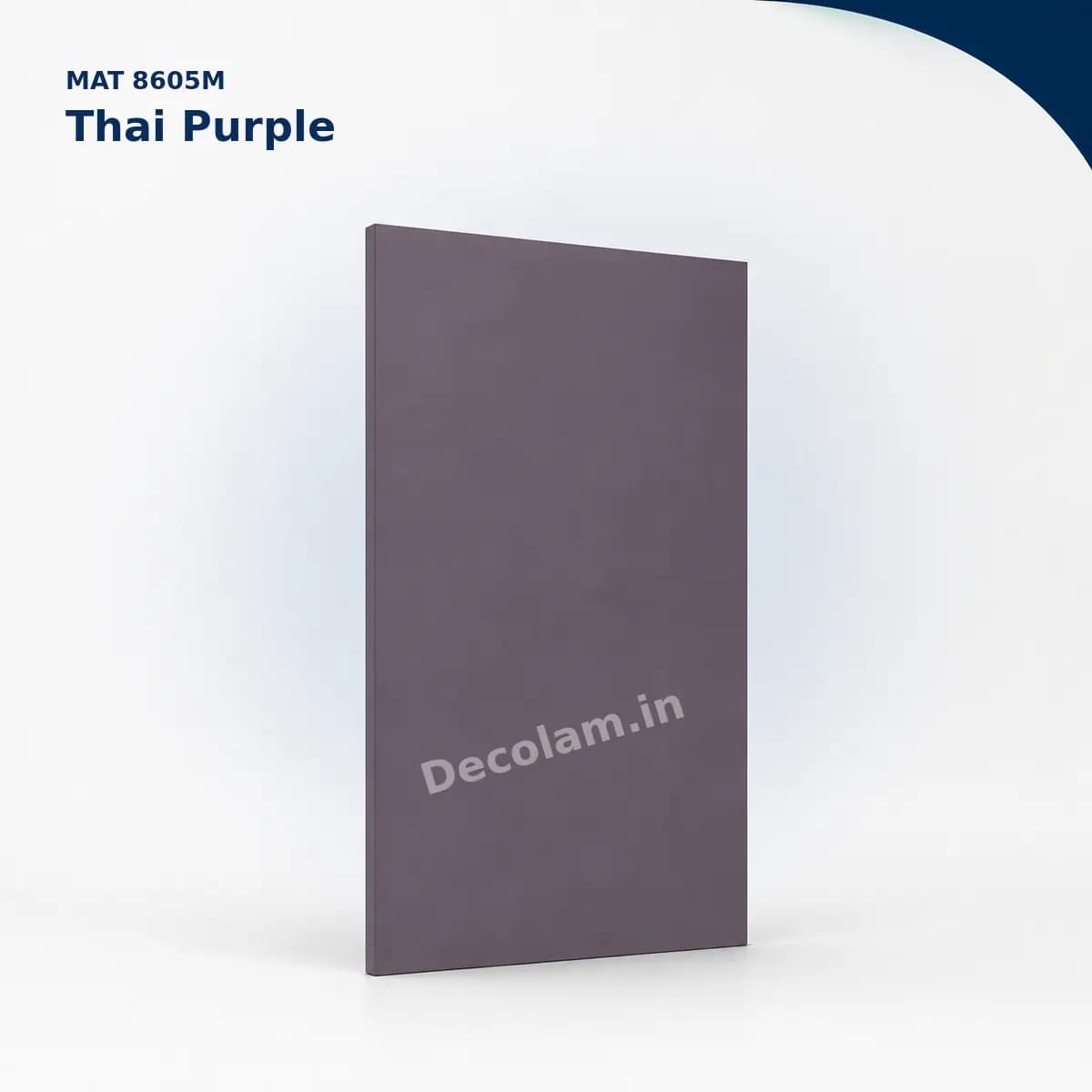 Thai Purple 8605M MATT Acrylic Laminate - Decolam