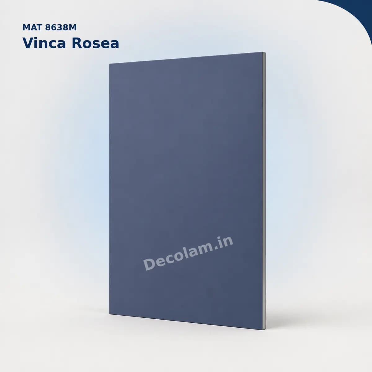 Vinca Rosea 8638M MATT Acrylic Laminate - Decolam