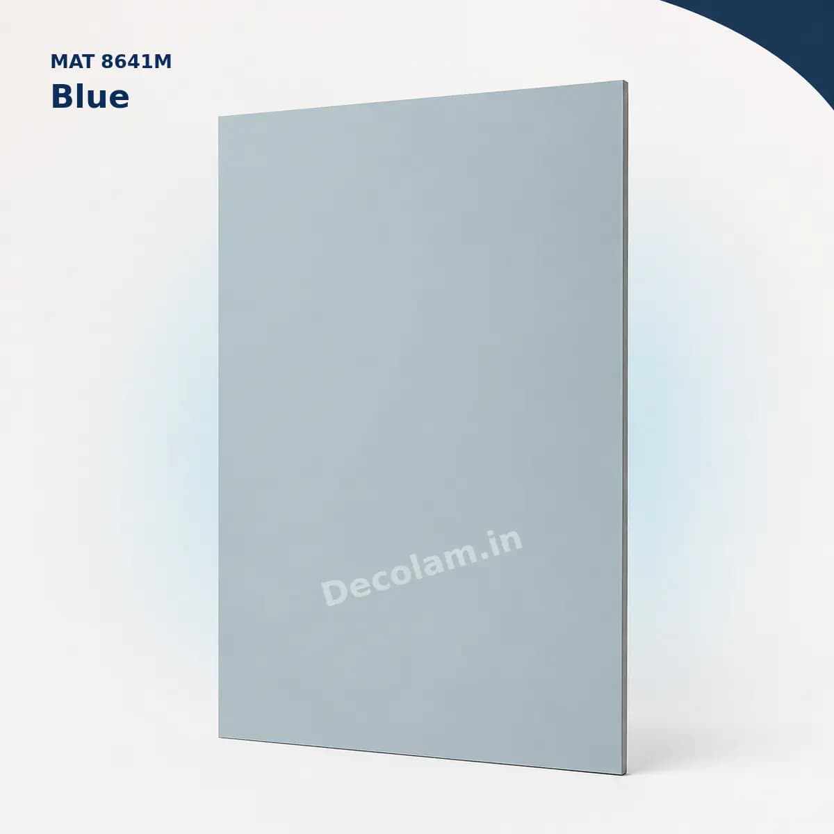 Blue 8641M MATT Acrylic Laminate - Decolam