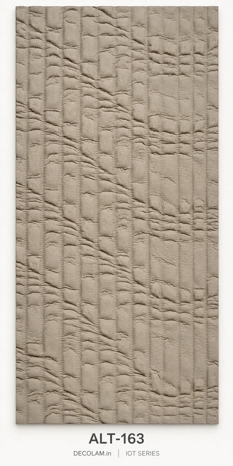 Decolam IOT Leather ALT-163 Ivory Cream Texture — sheet