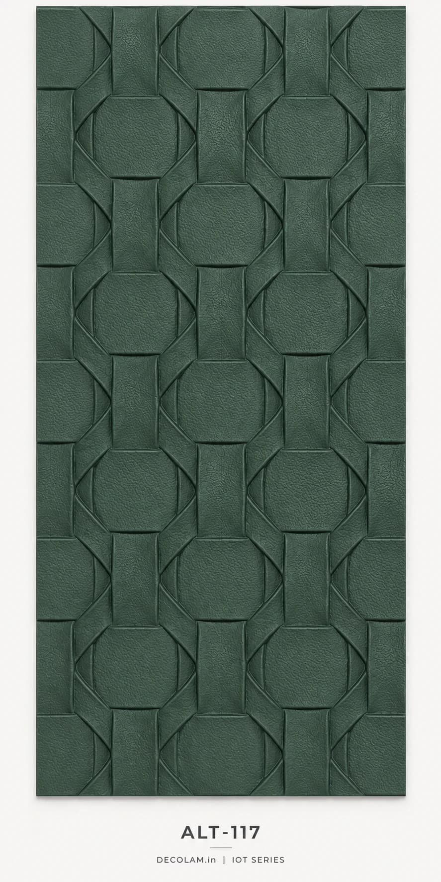 Decolam IOT Leather ALT-117 Deep Teal Green Texture — sheet