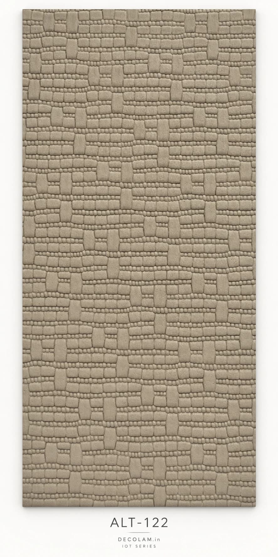 Decolam IOT Leather ALT-122 Warm Beige Texture — sheet