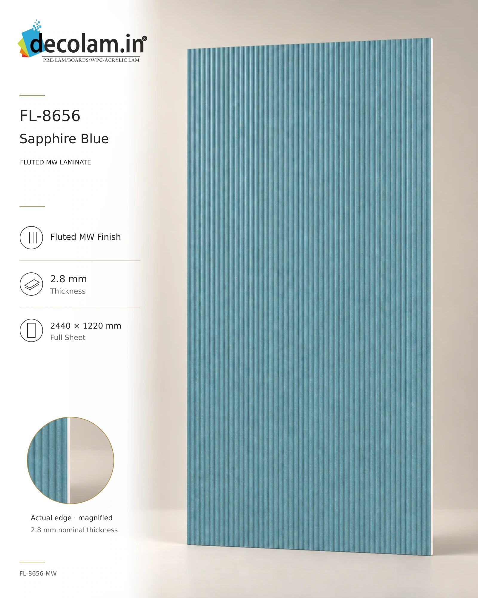 Sapphire Blue — FL-8656-MW — 2.8 mm