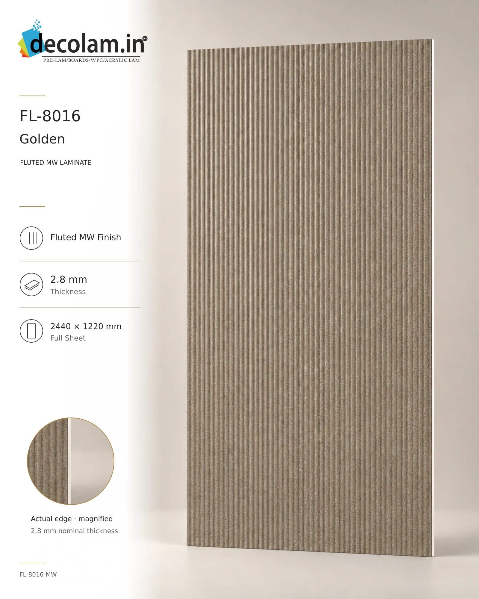 Golden Fluted