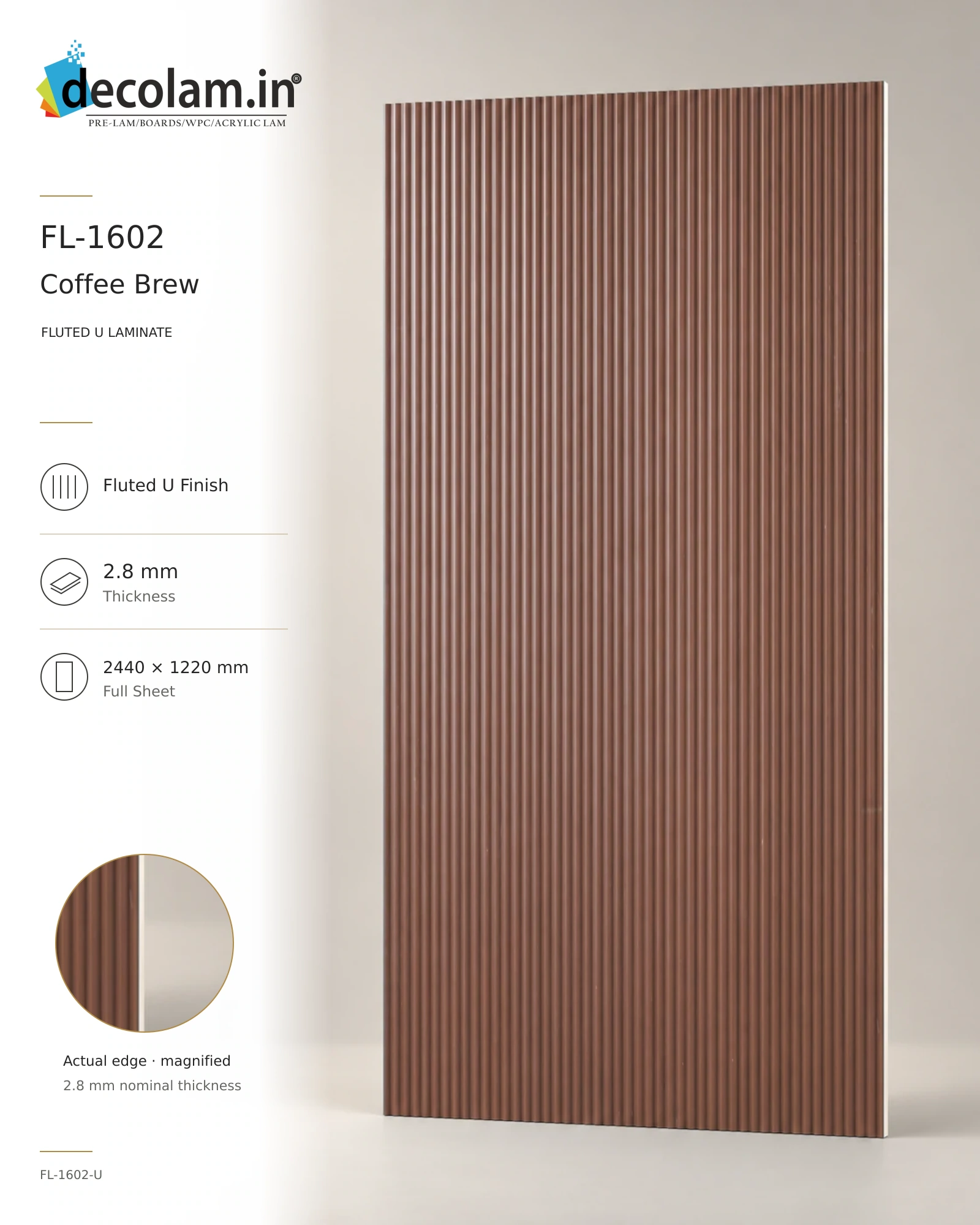 Coffee Brew Fluted