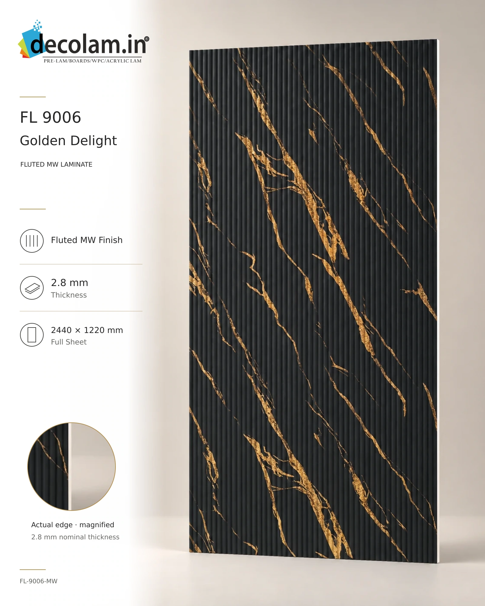 Golden Delight Fluted