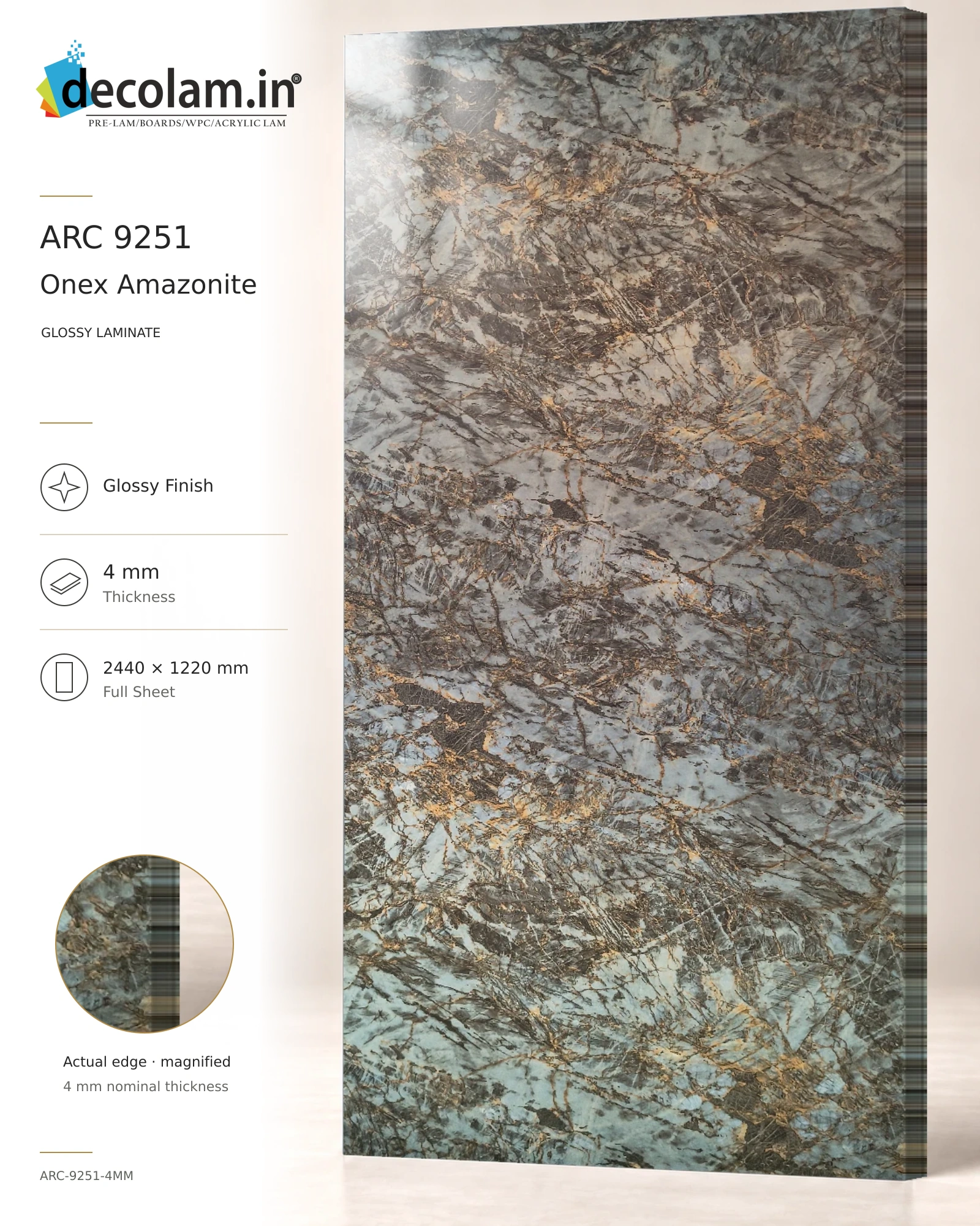Onex Amazonite Glossy
