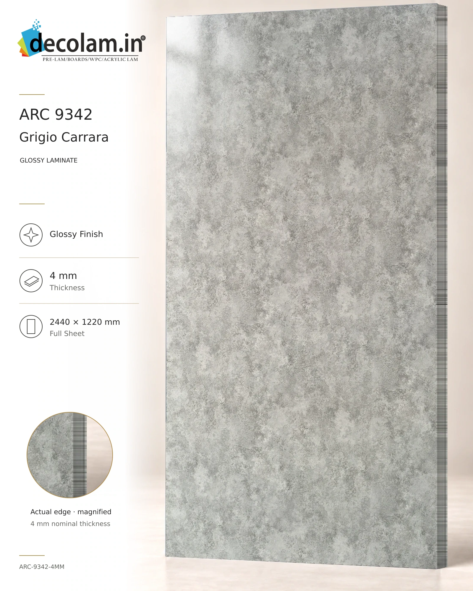 Grigio Carrara Glossy