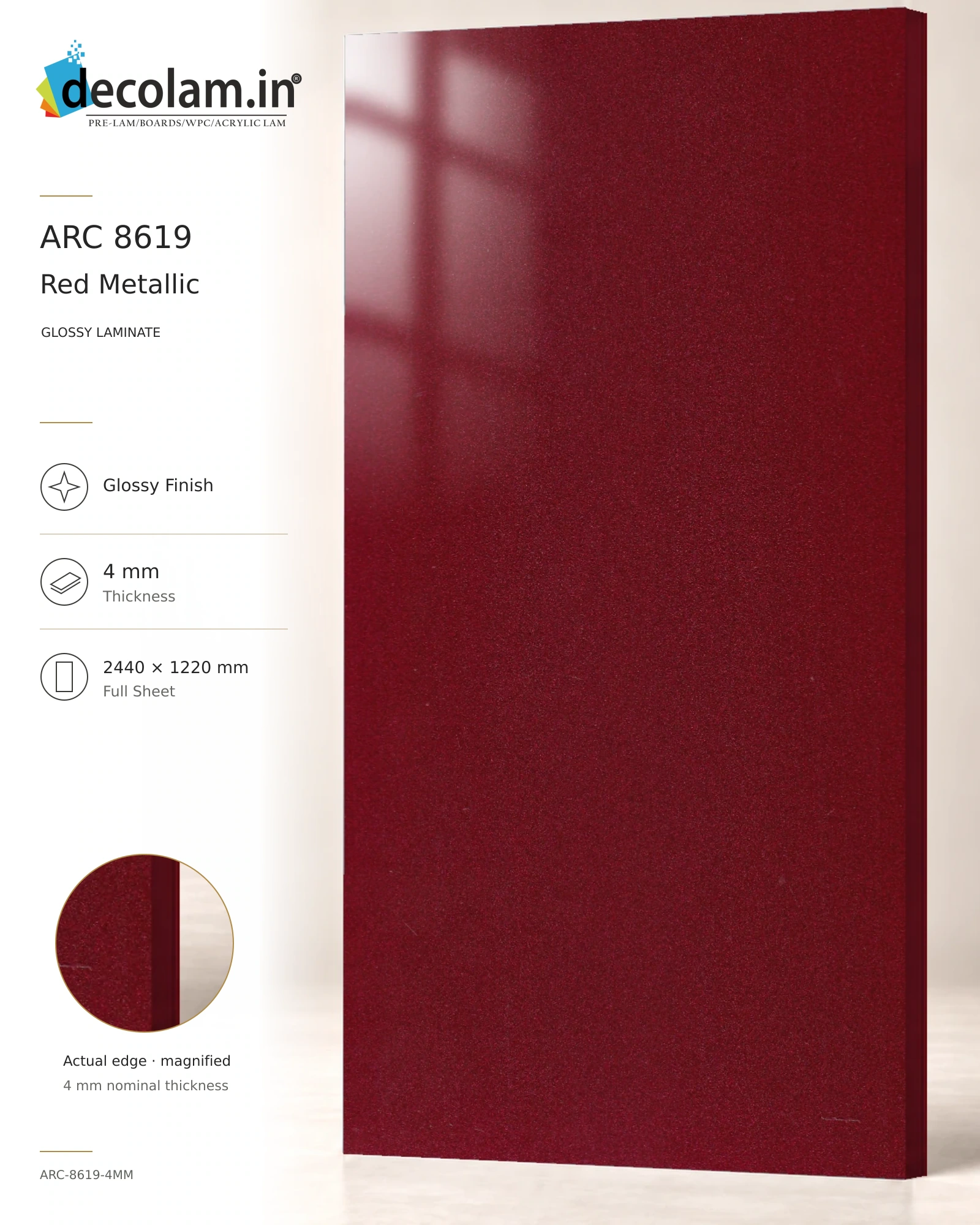 Red Metallic Glossy