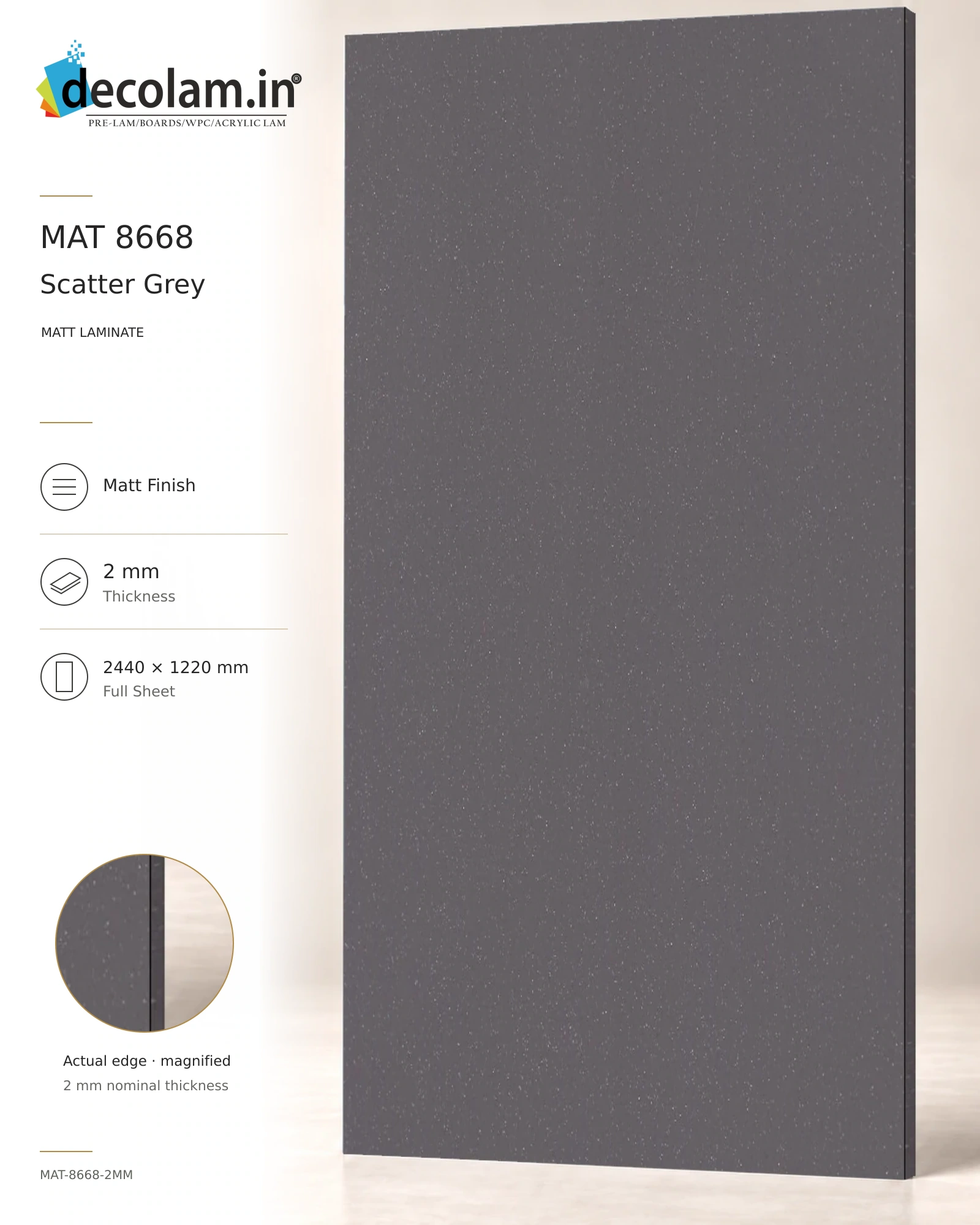 Scatter Grey Matt