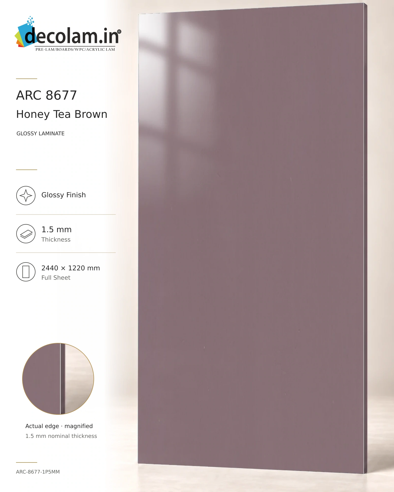Honey Tea Brown Glossy