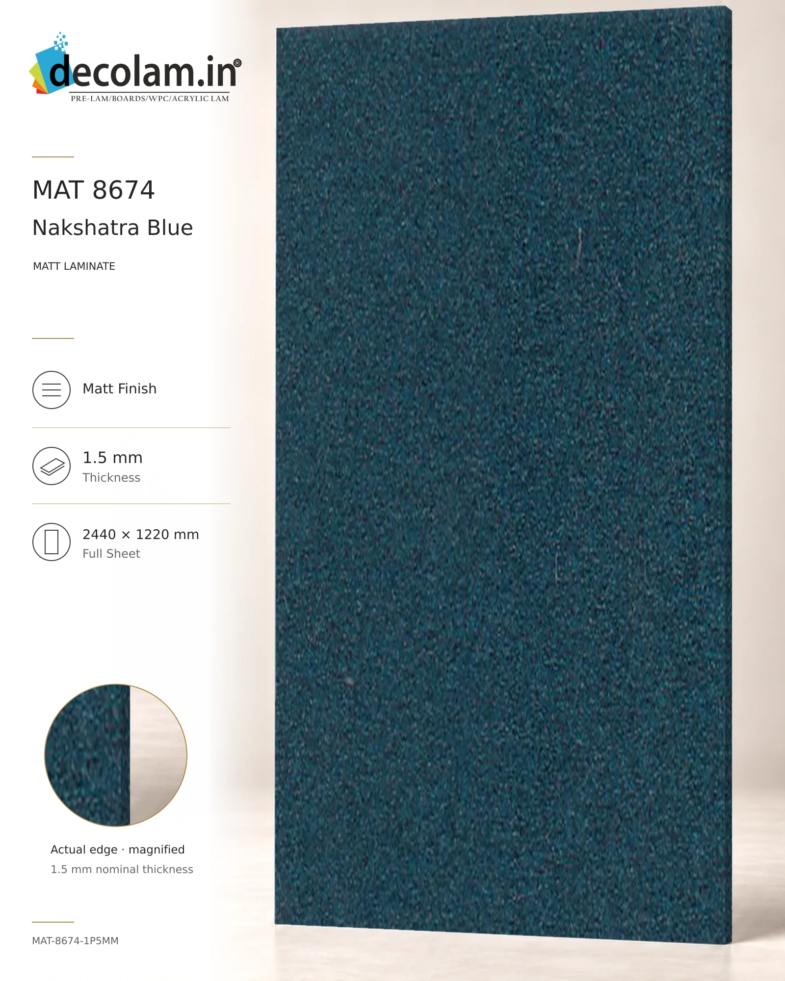 Nakshatra Blue Matt