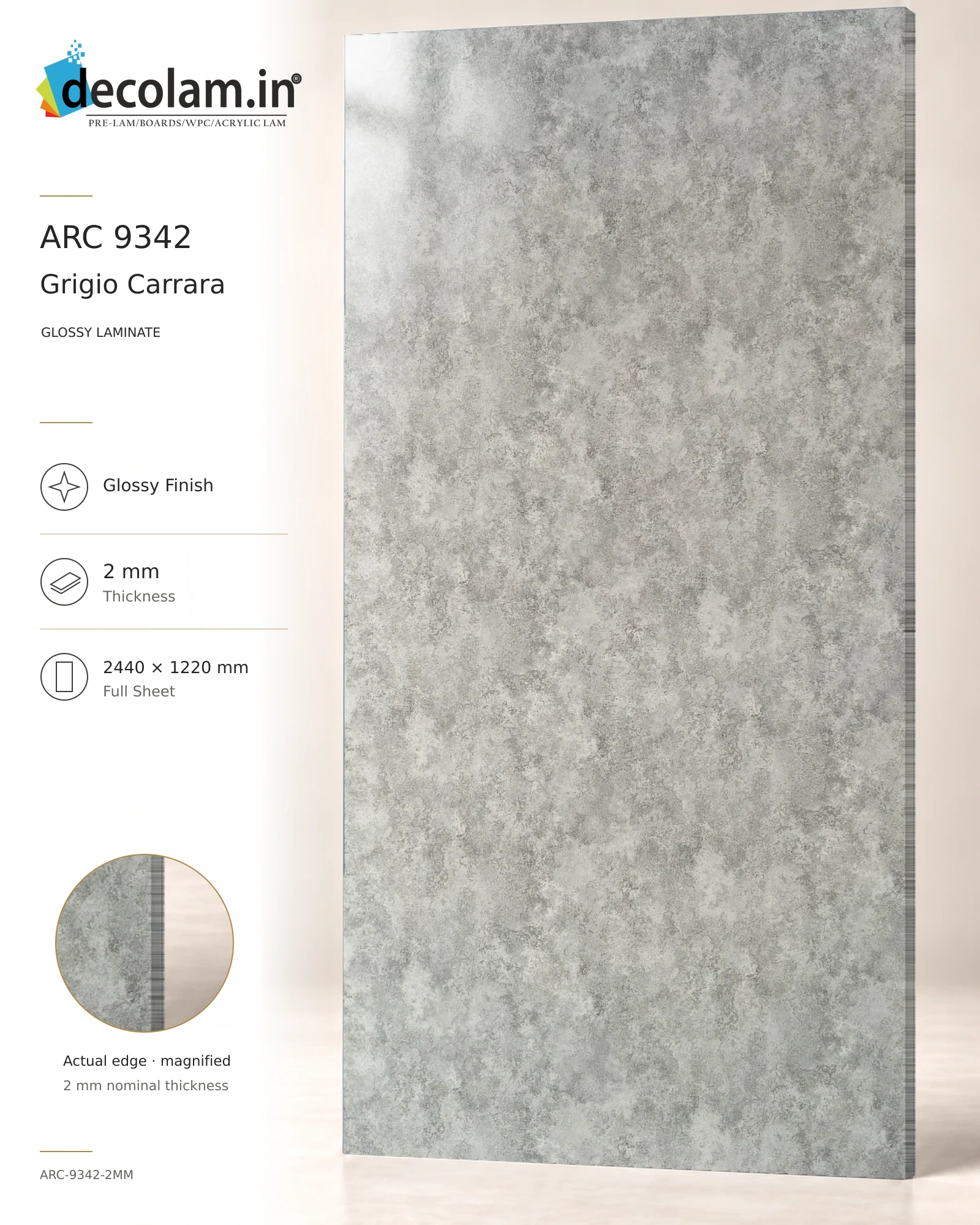 Grigio Carrara Glossy