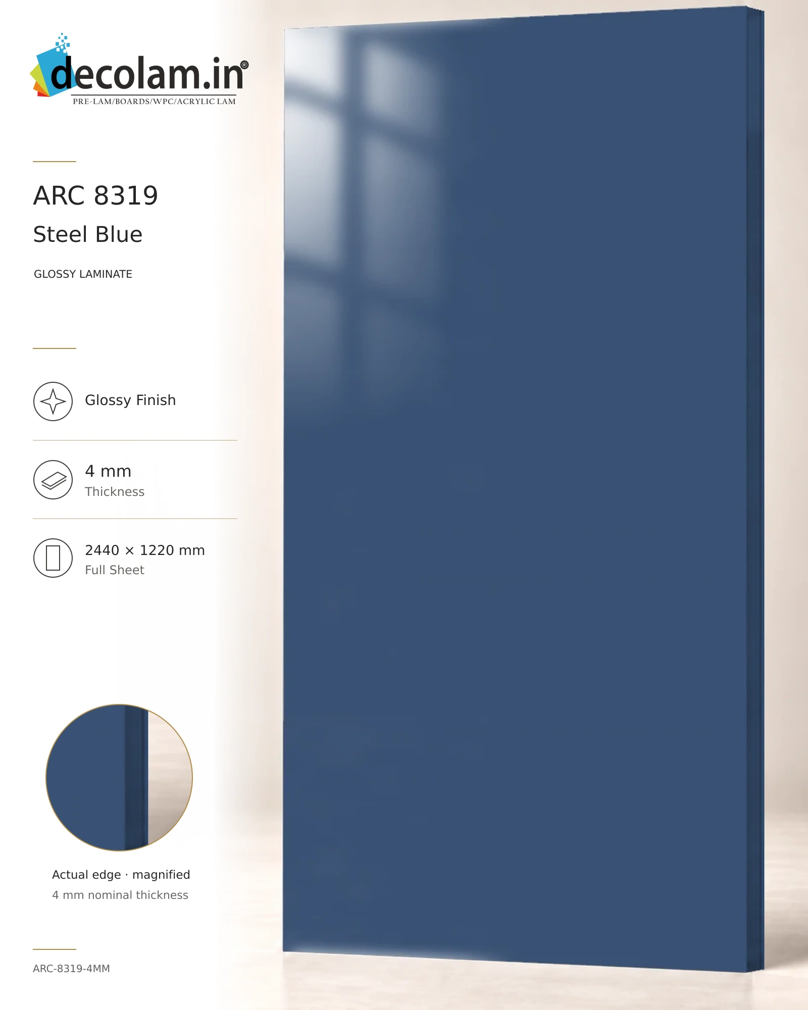 Steel Blue Glossy