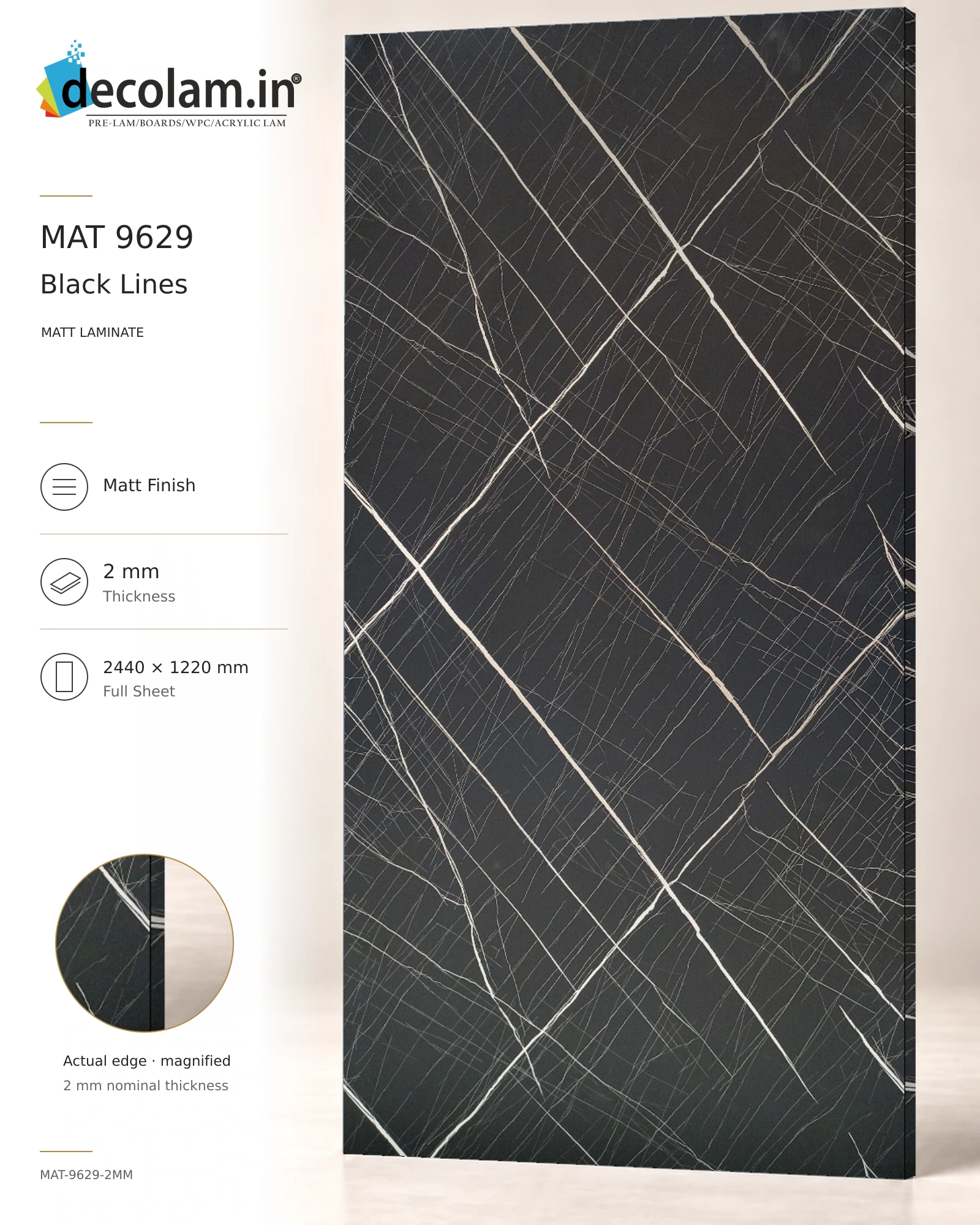 Black Lines Matt