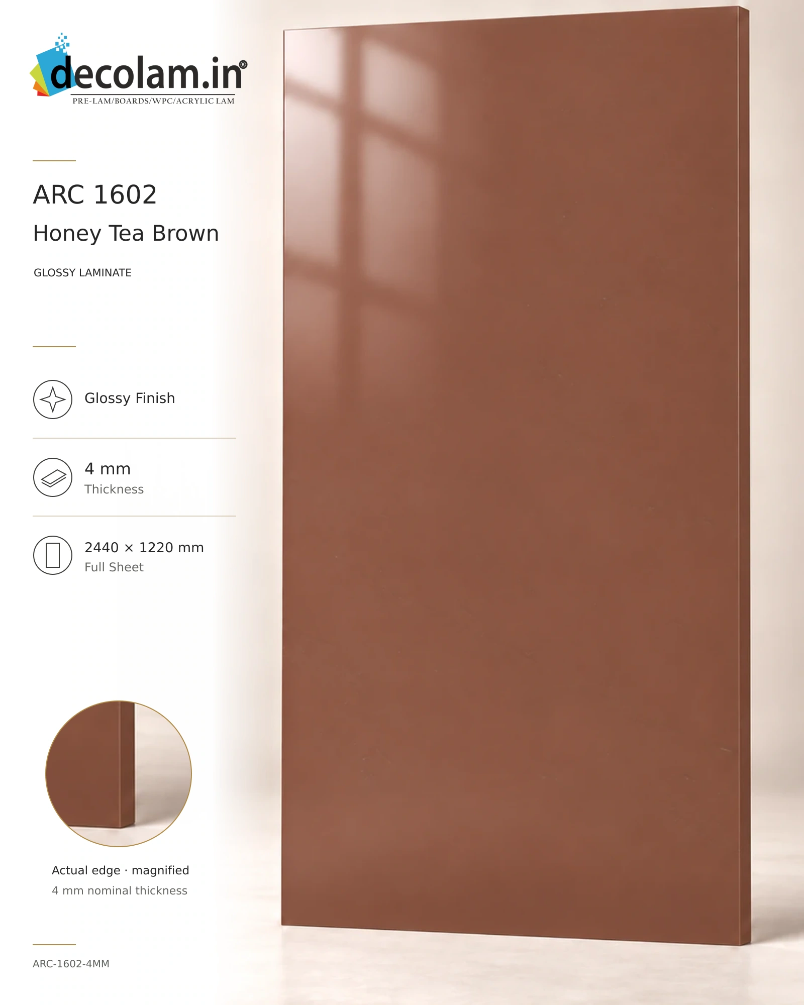 Honey Tea Brown Glossy