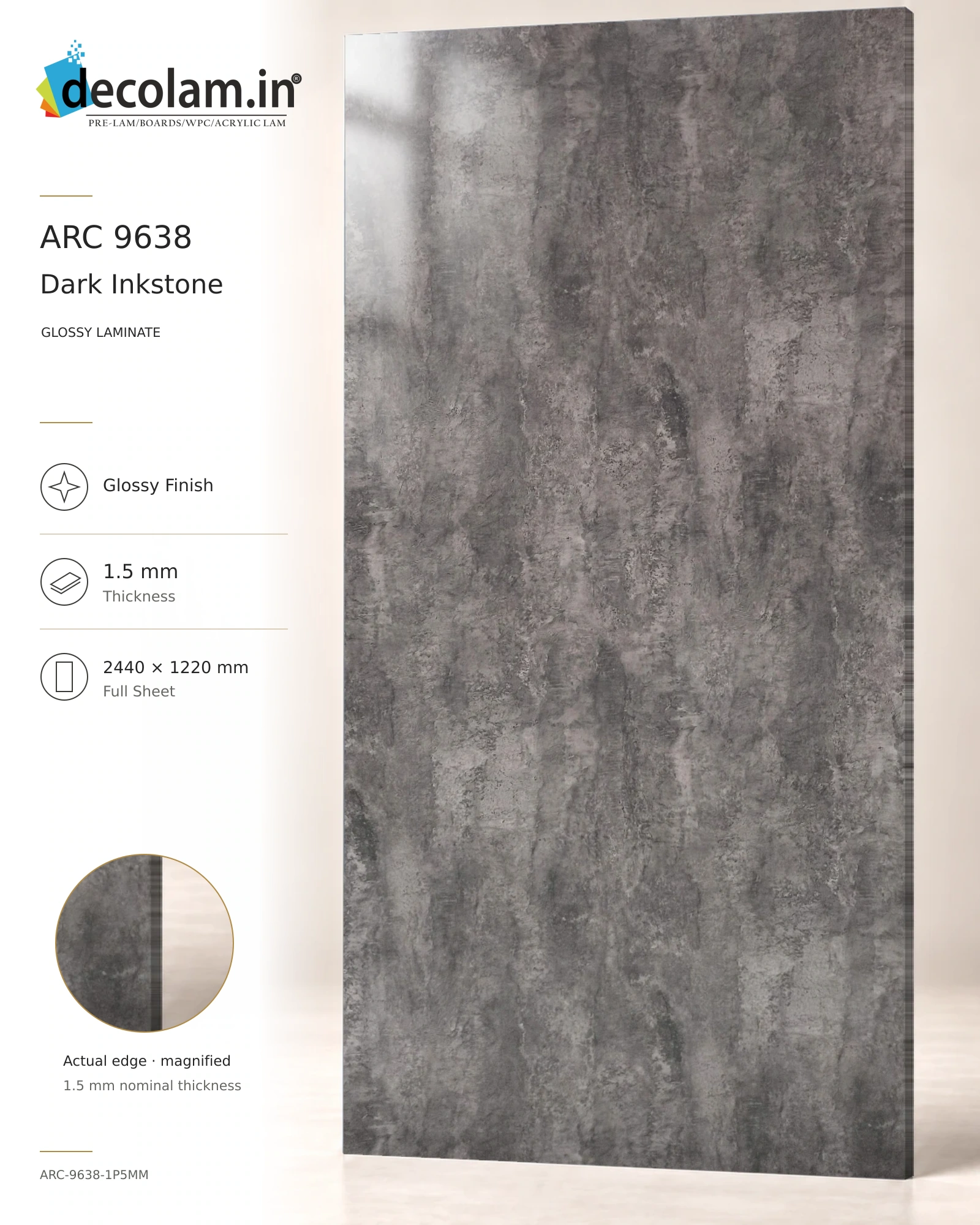 Dark Inkstone Glossy