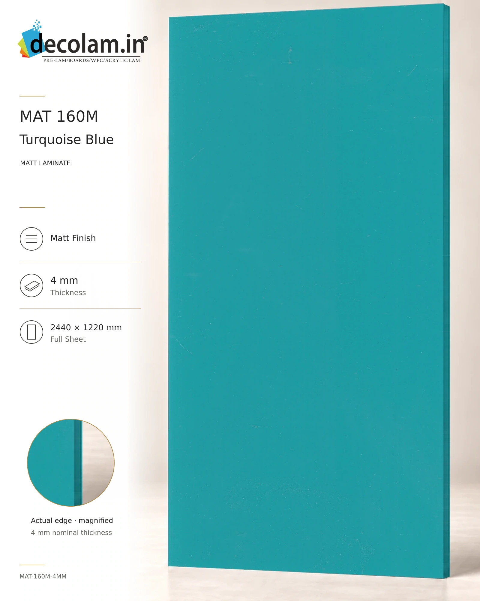 Turquoise Blue Matt