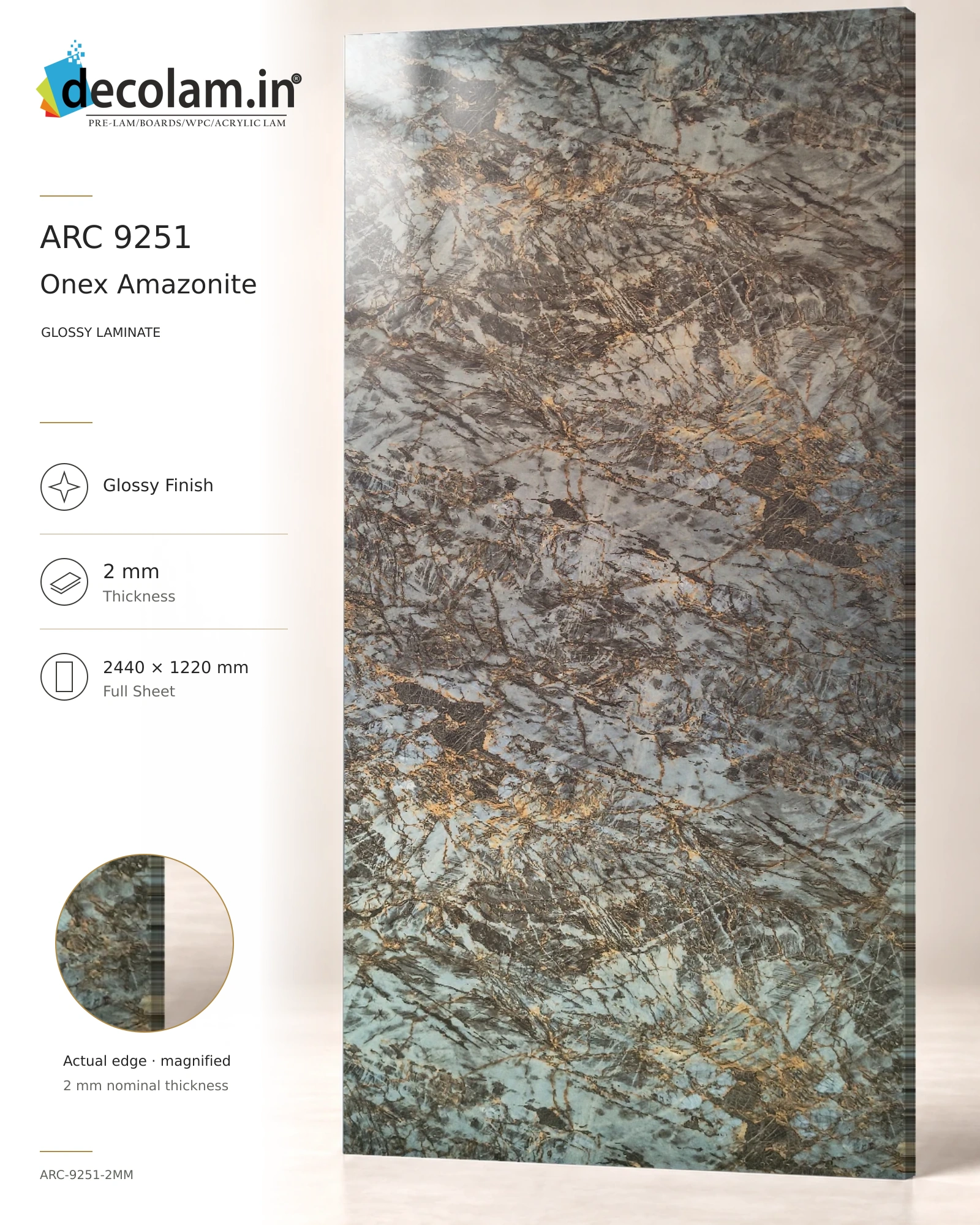 Onex Amazonite Glossy