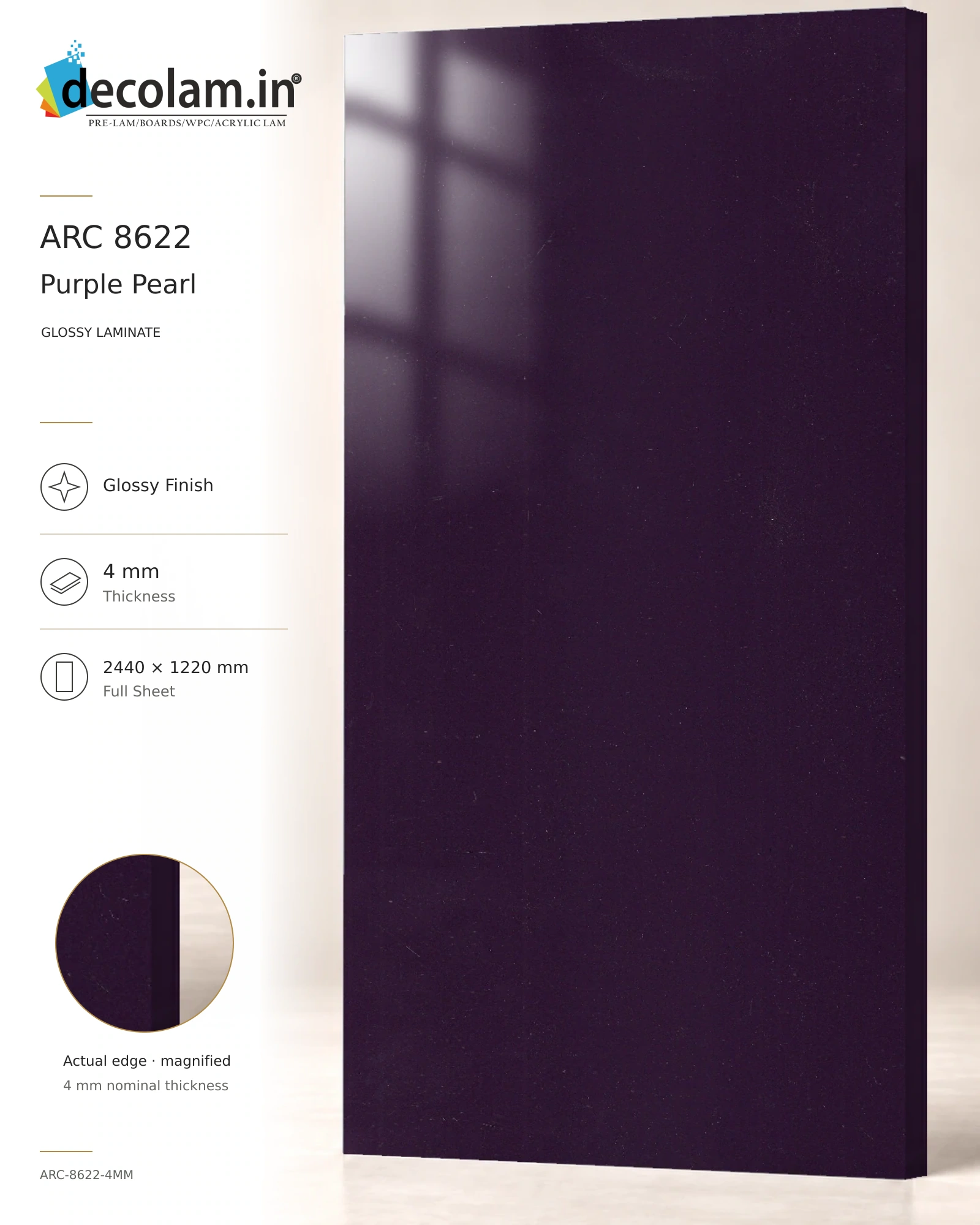 Purple Pearl Glossy