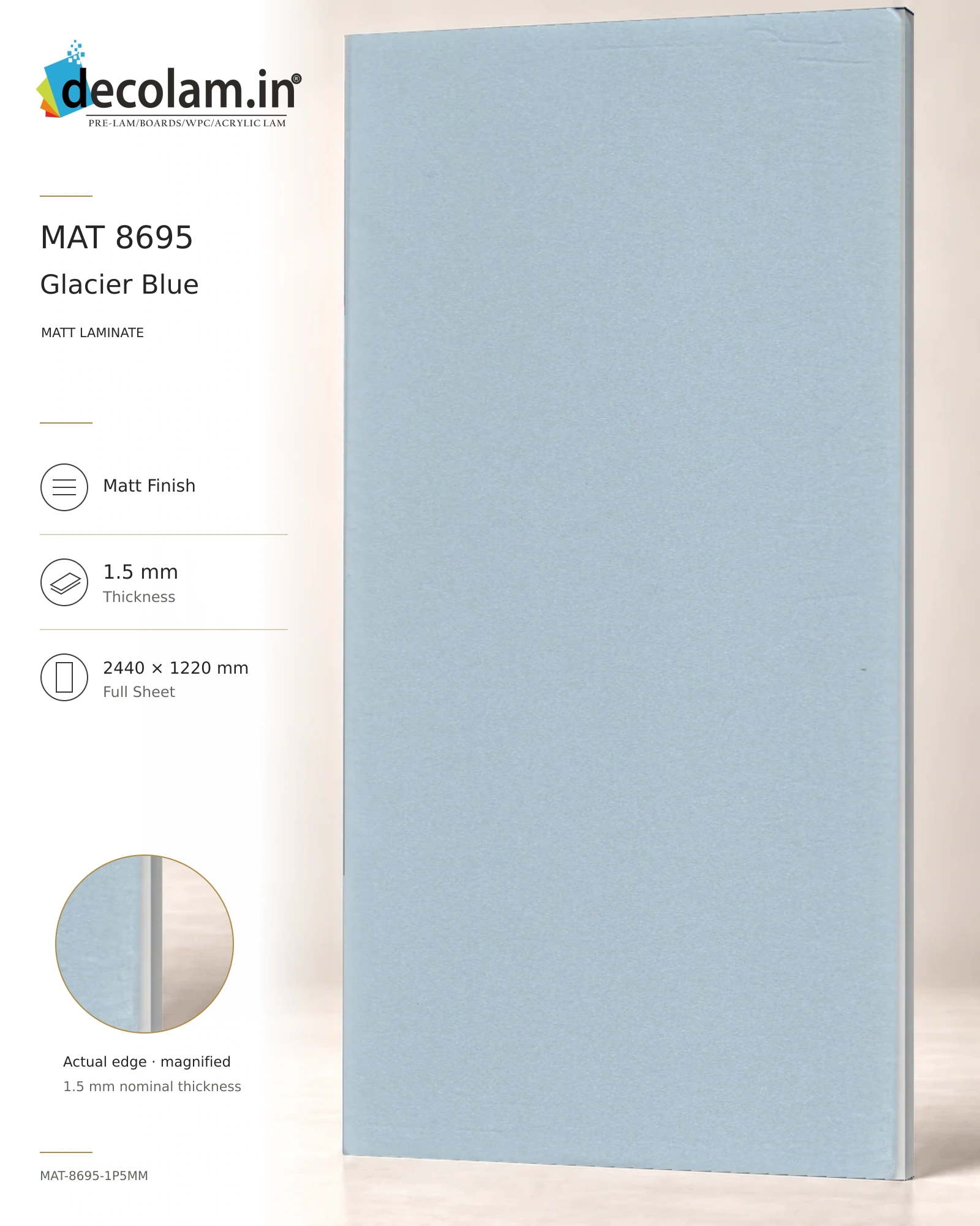 Glacier Blue Matt