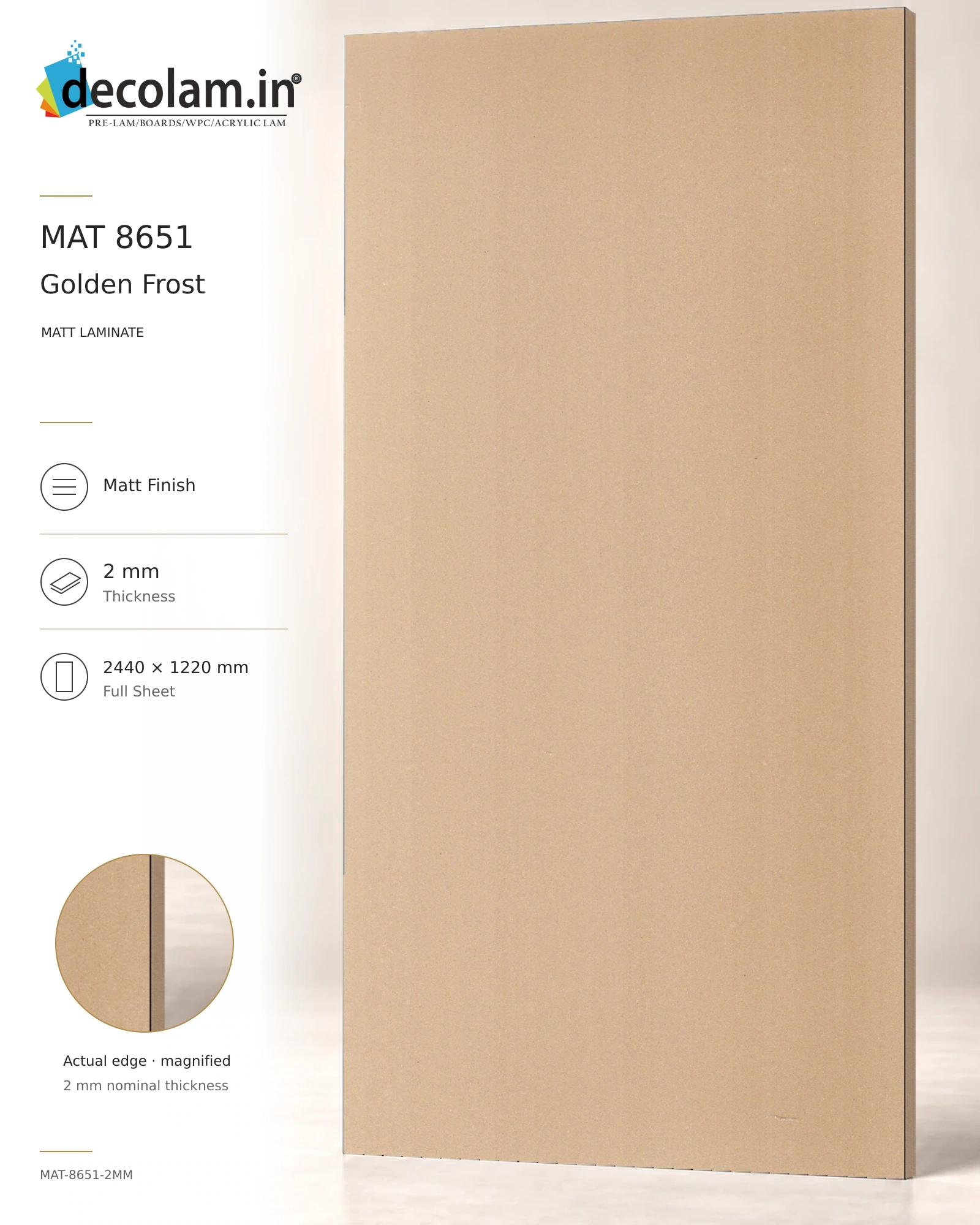Golden Frost Matt