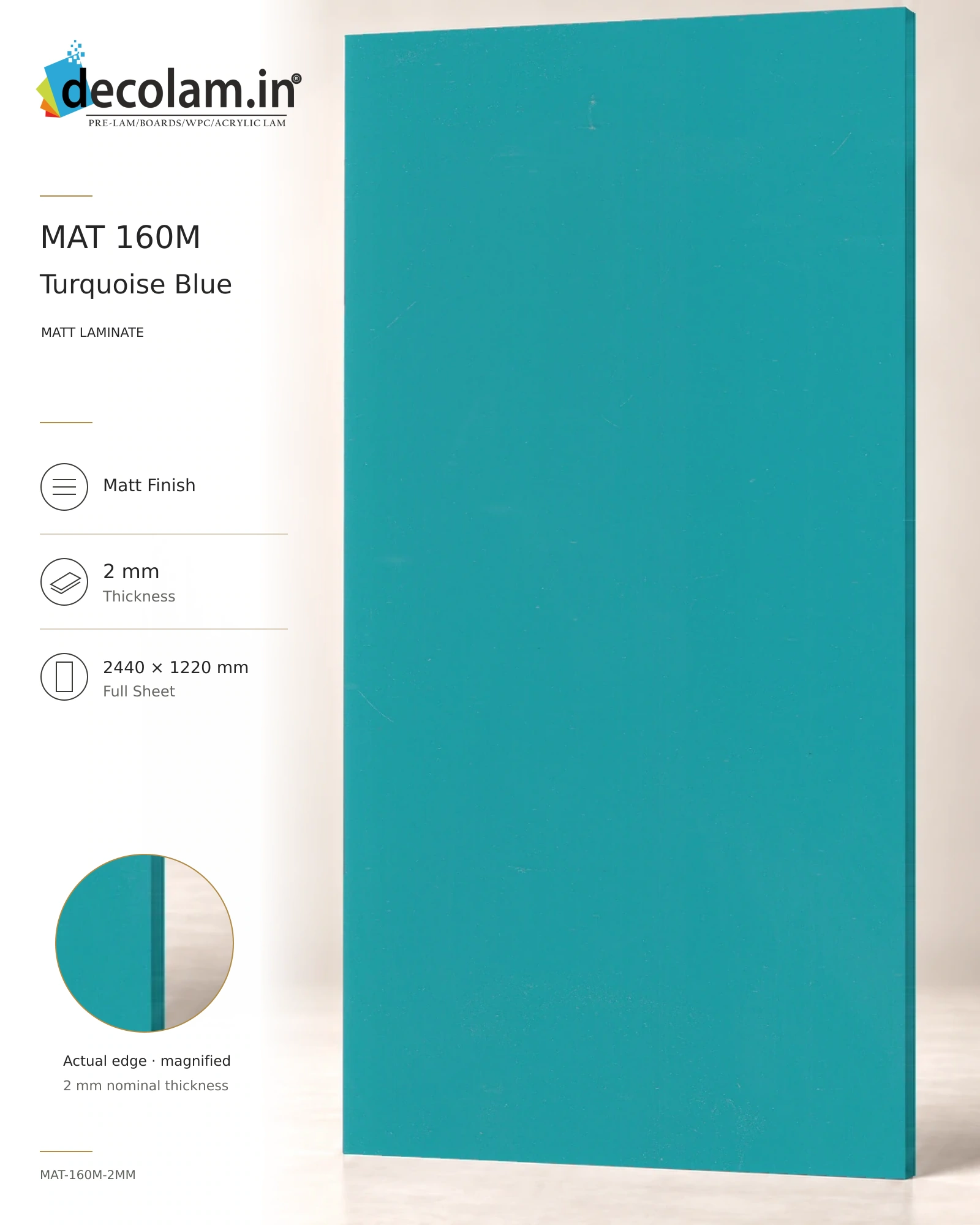 Turquoise Blue Matt