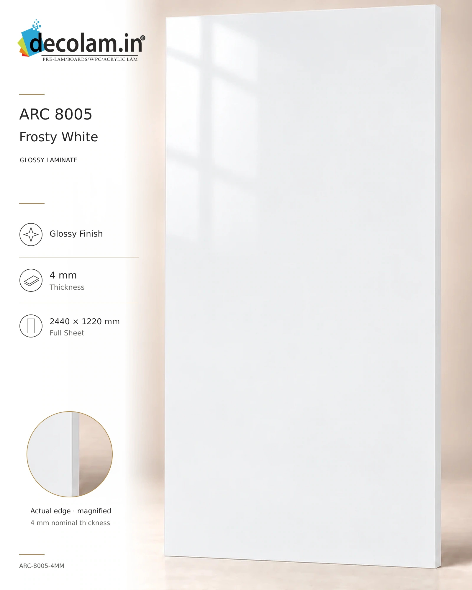 Frosty White Glossy