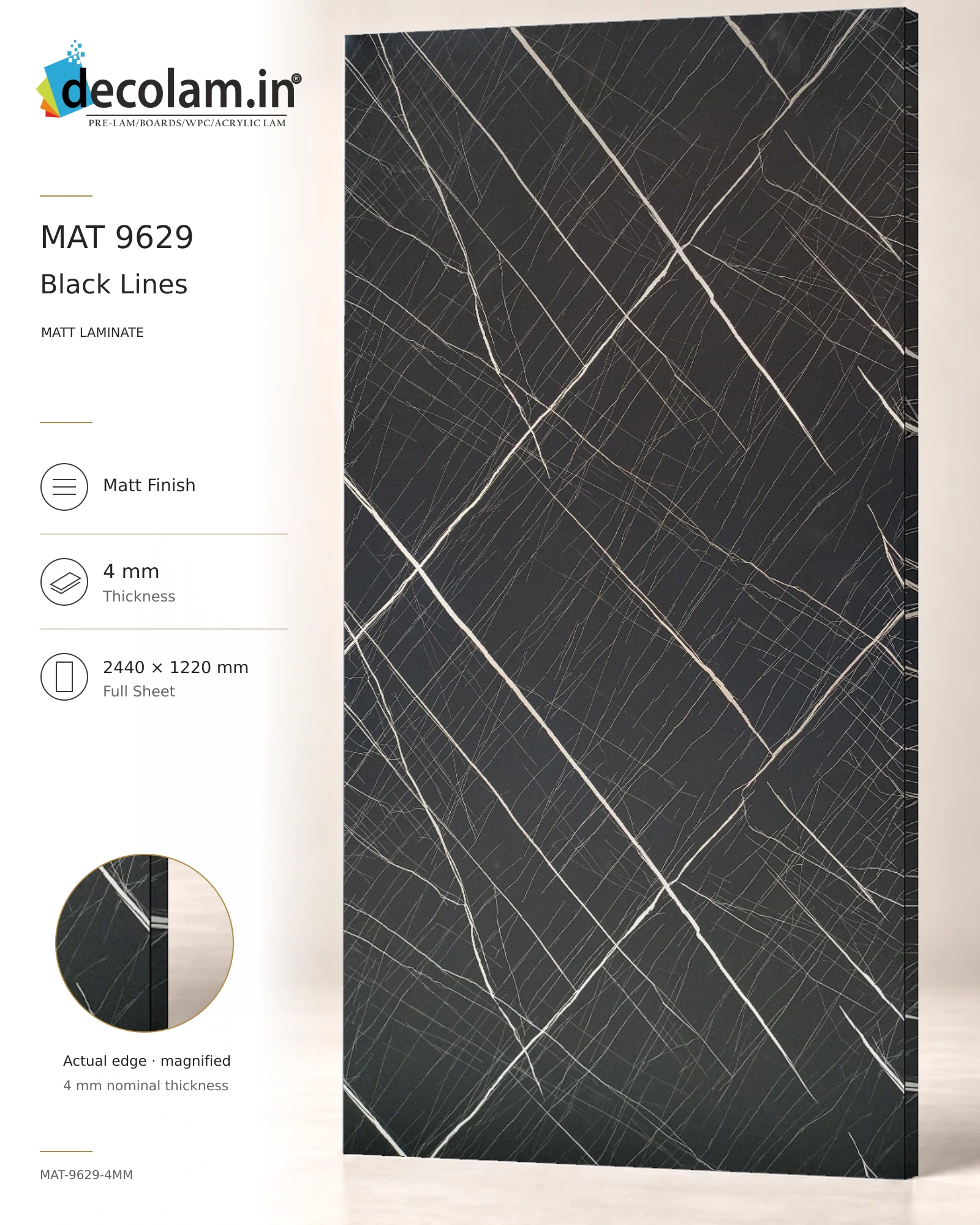 Black Lines Matt
