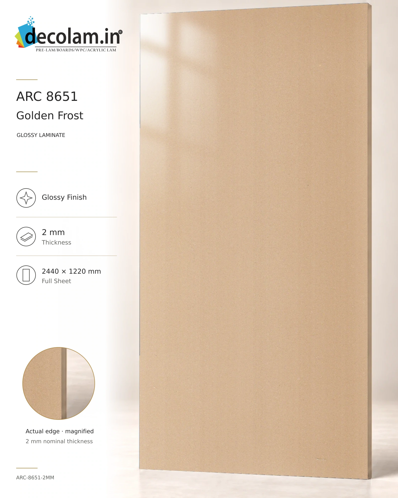 Golden Frost Glossy
