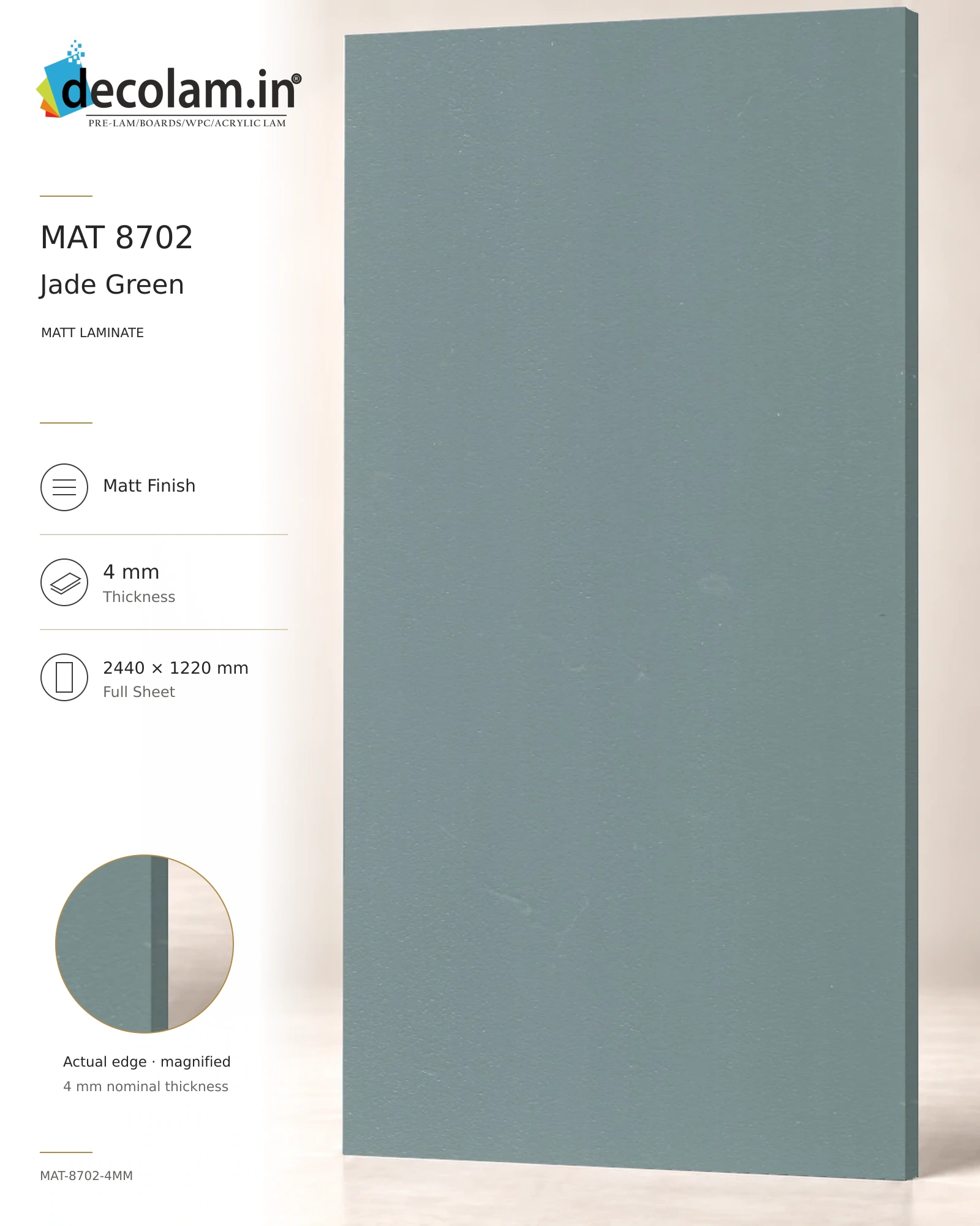 Jade Green Matt