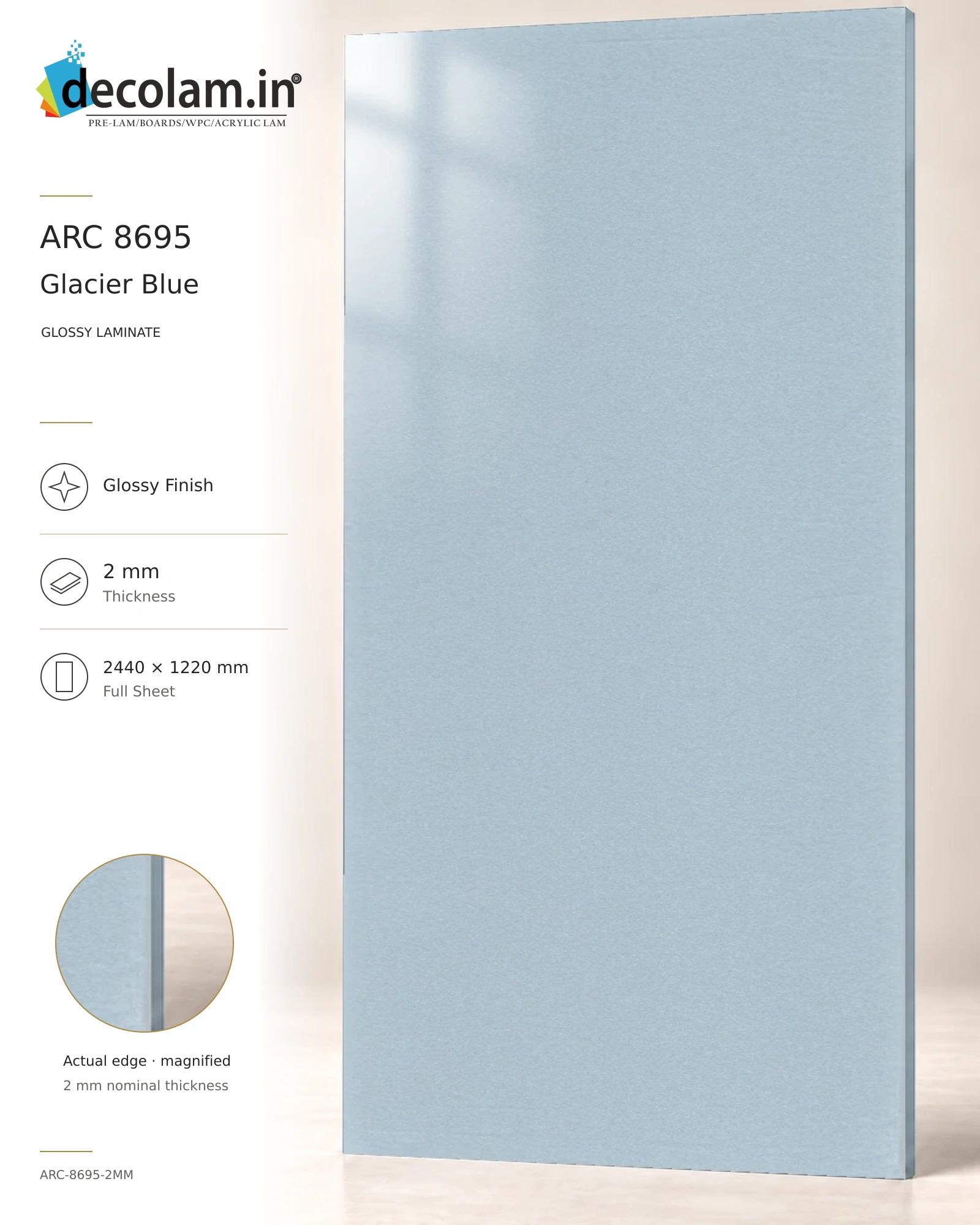 Glacier Blue Glossy