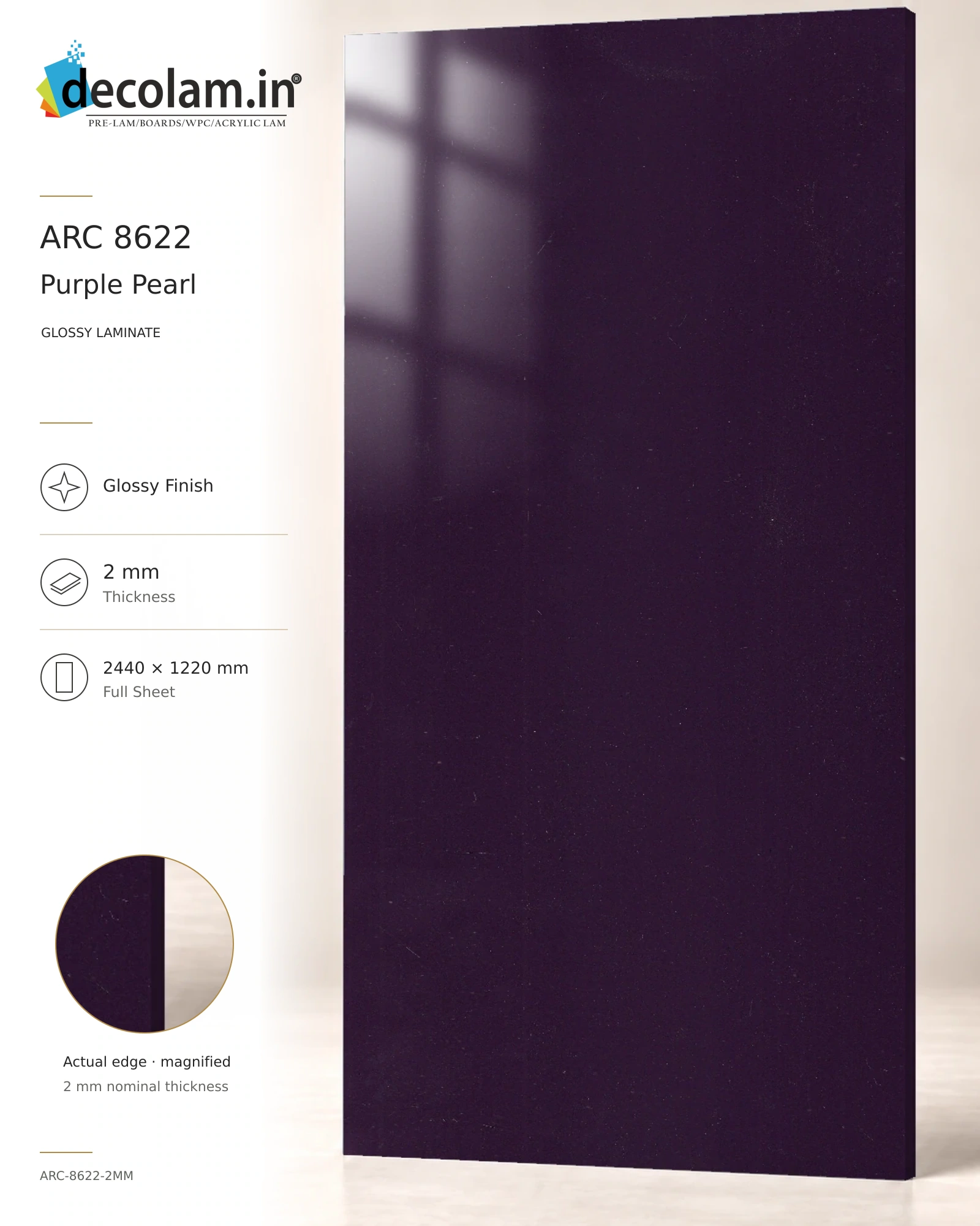 Purple Pearl Glossy