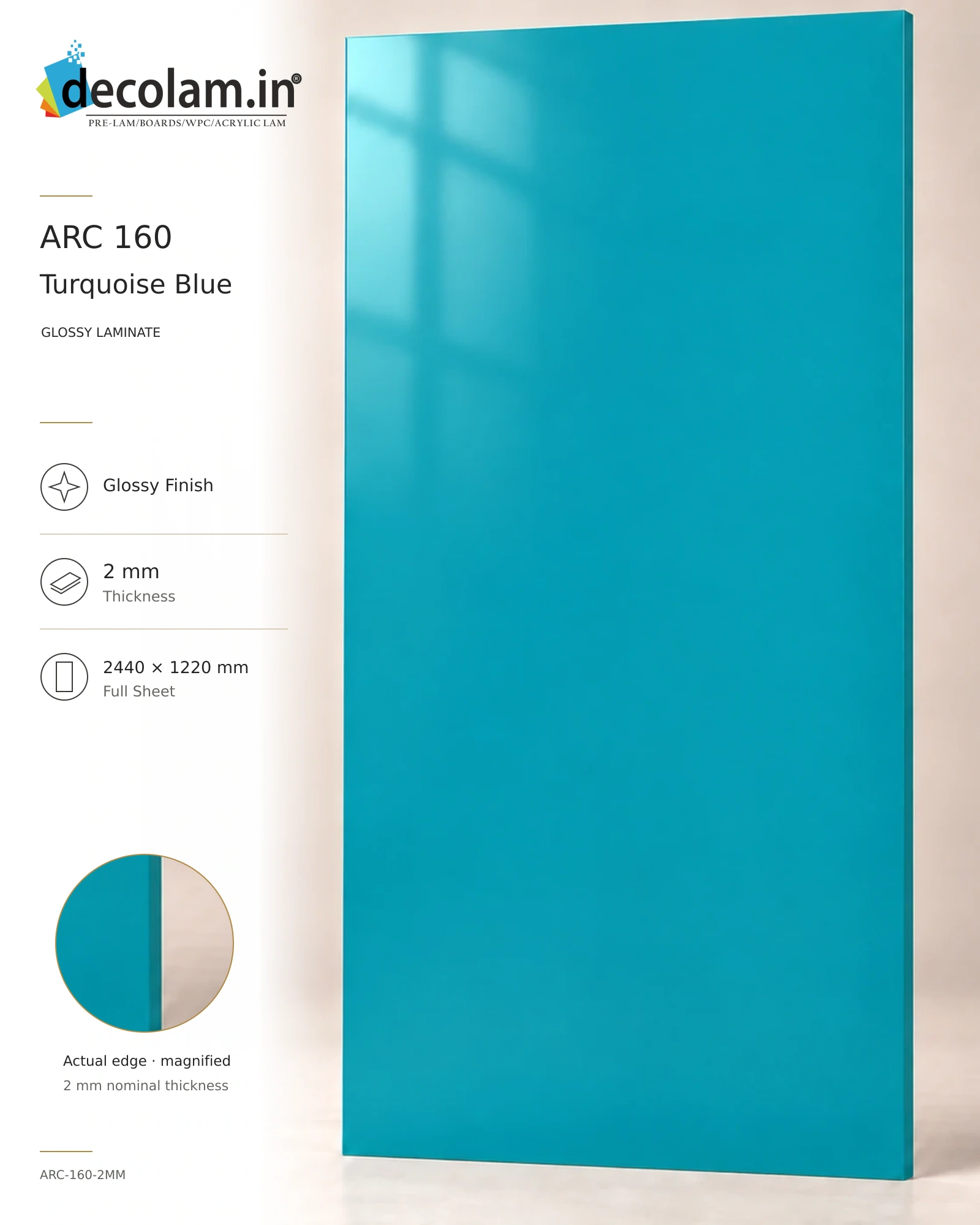 Turquoise Blue Glossy