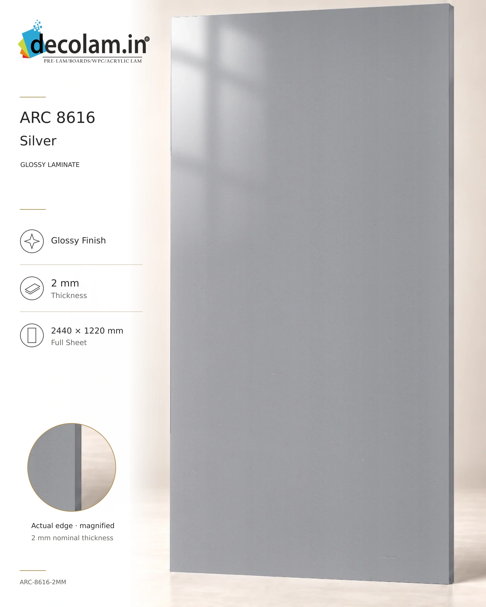 Silver Glossy