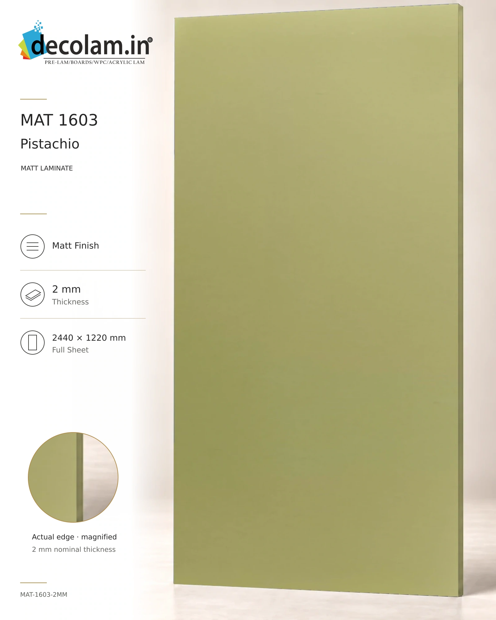 Pistachio Matt