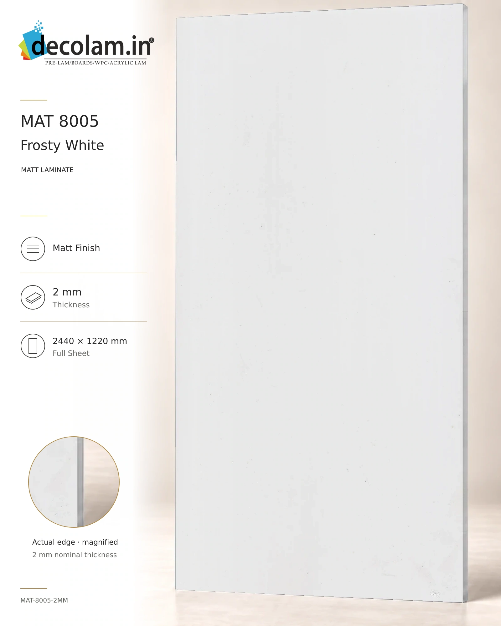 Frosty White Matt