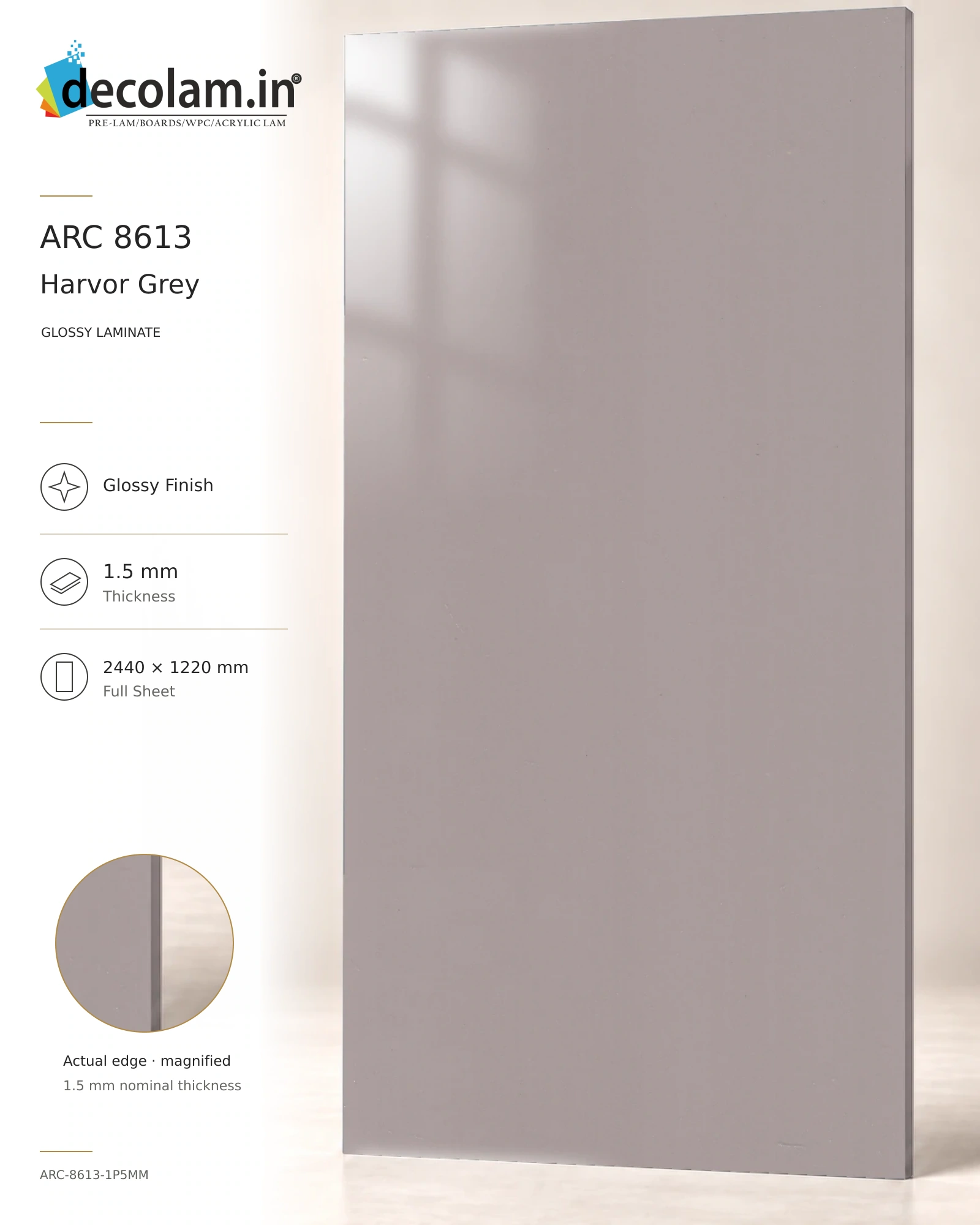 Harvor Grey Glossy