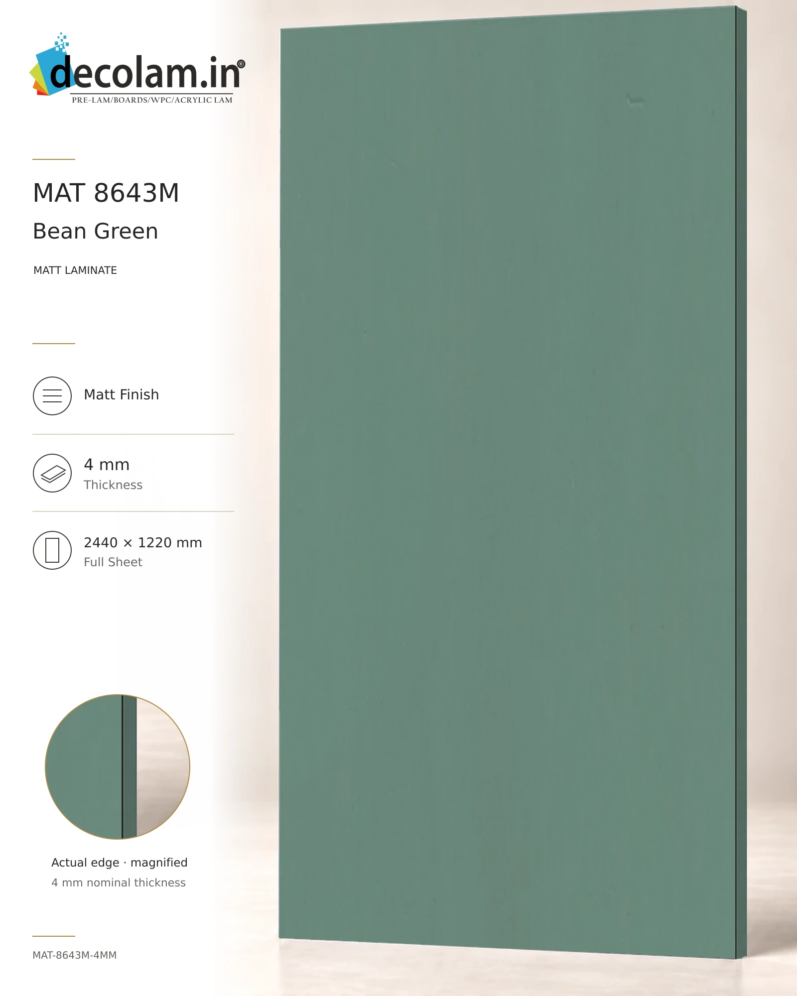 Bean Green Matt