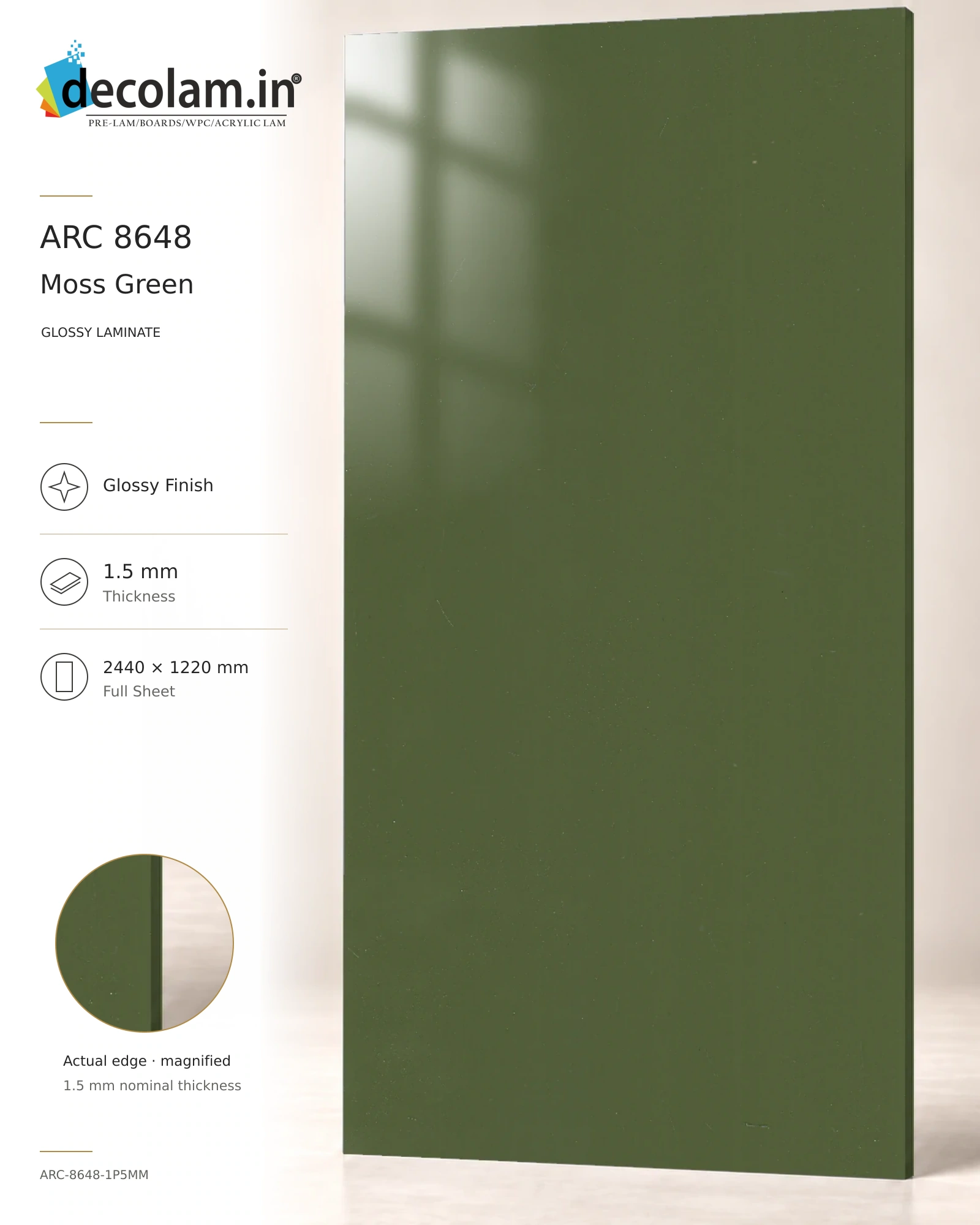 Moss Green Glossy