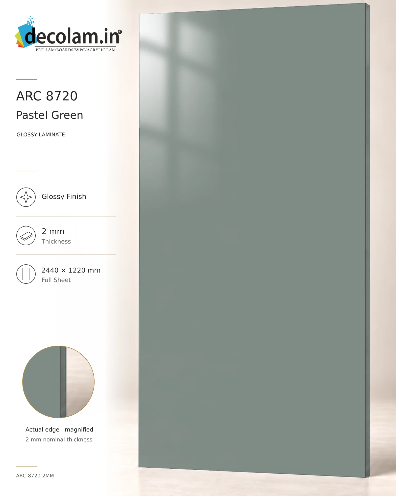 Pastel Green Glossy