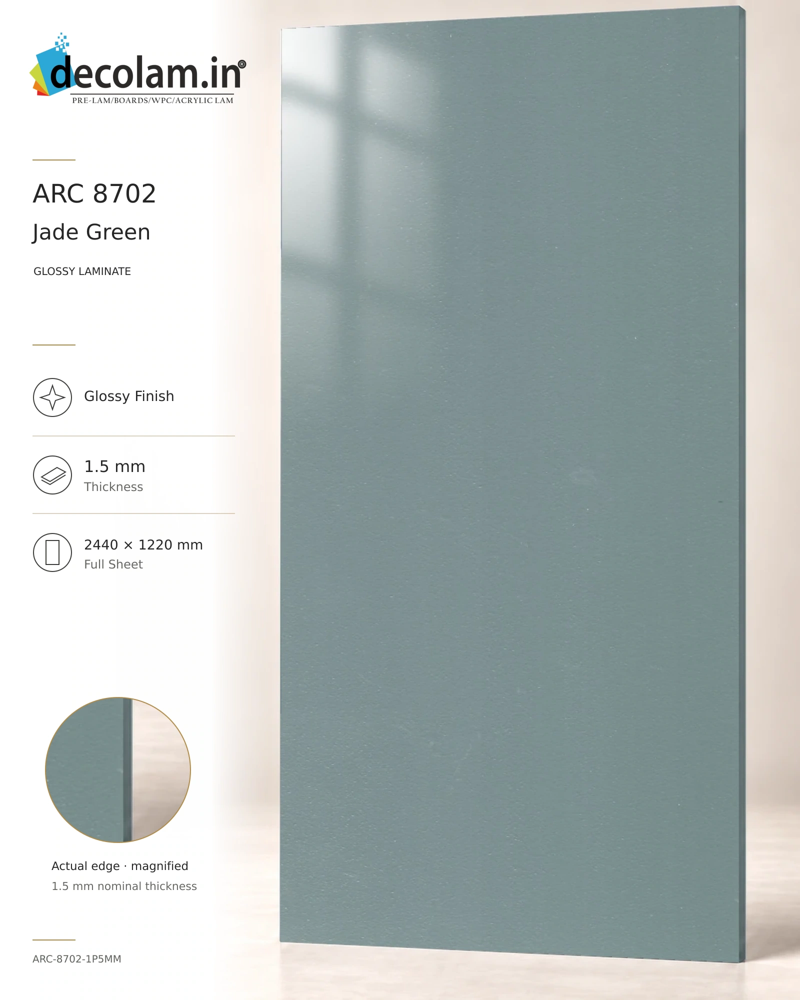 Jade Green Glossy