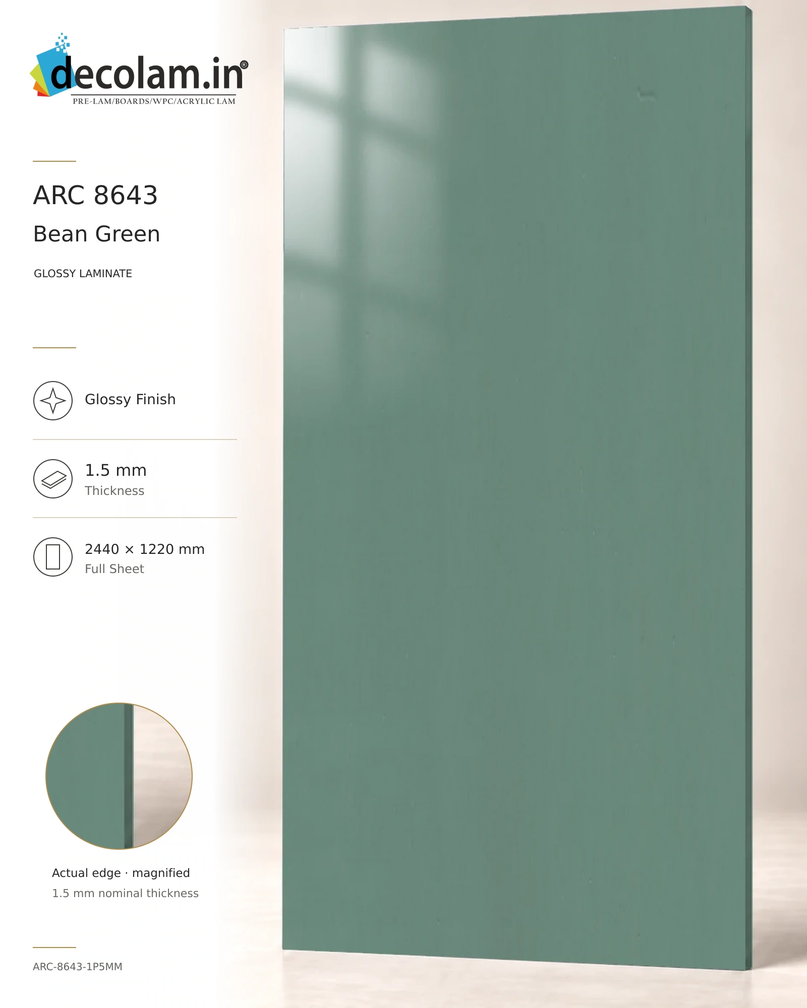 Bean Green Glossy