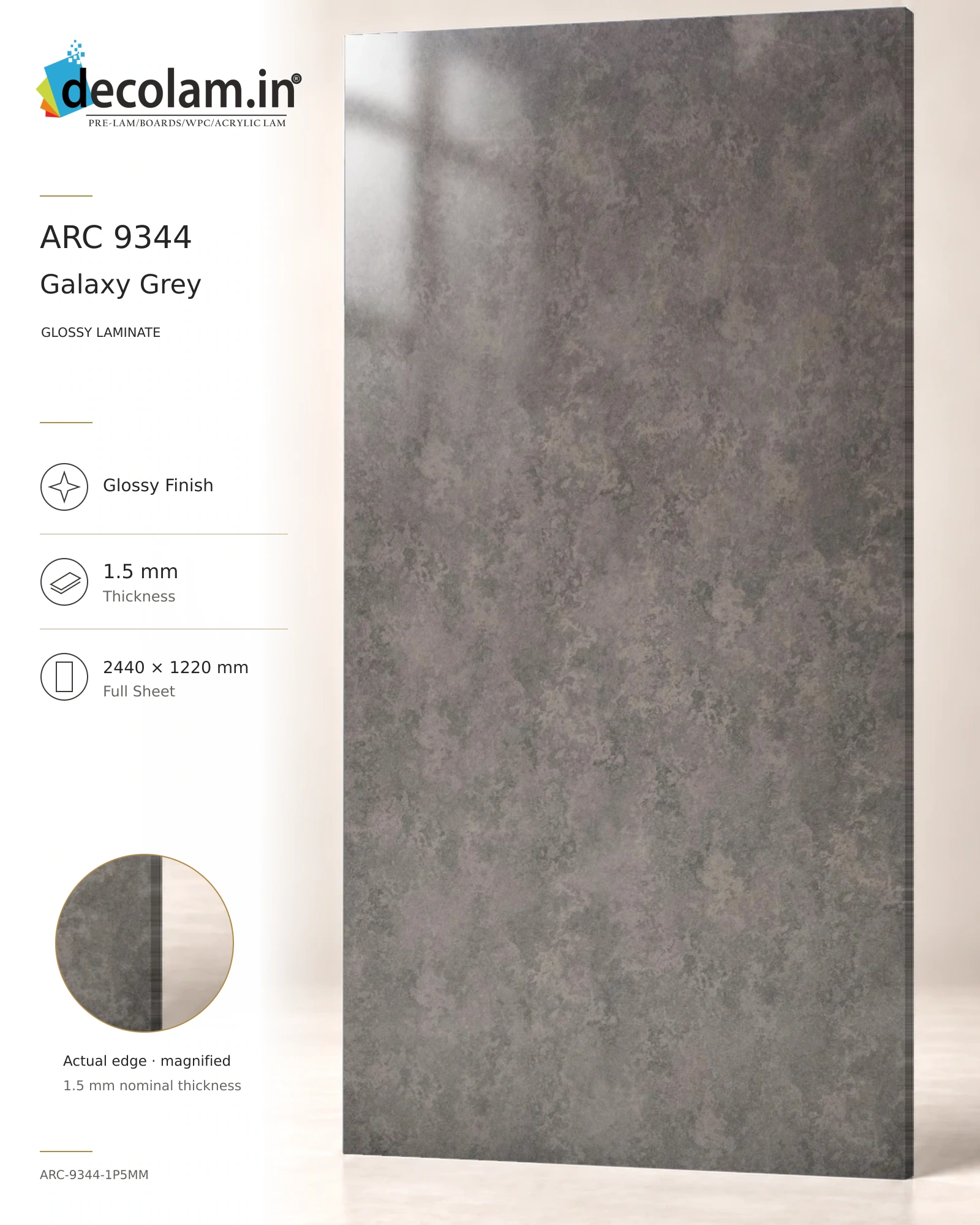 Galaxy Grey Glossy