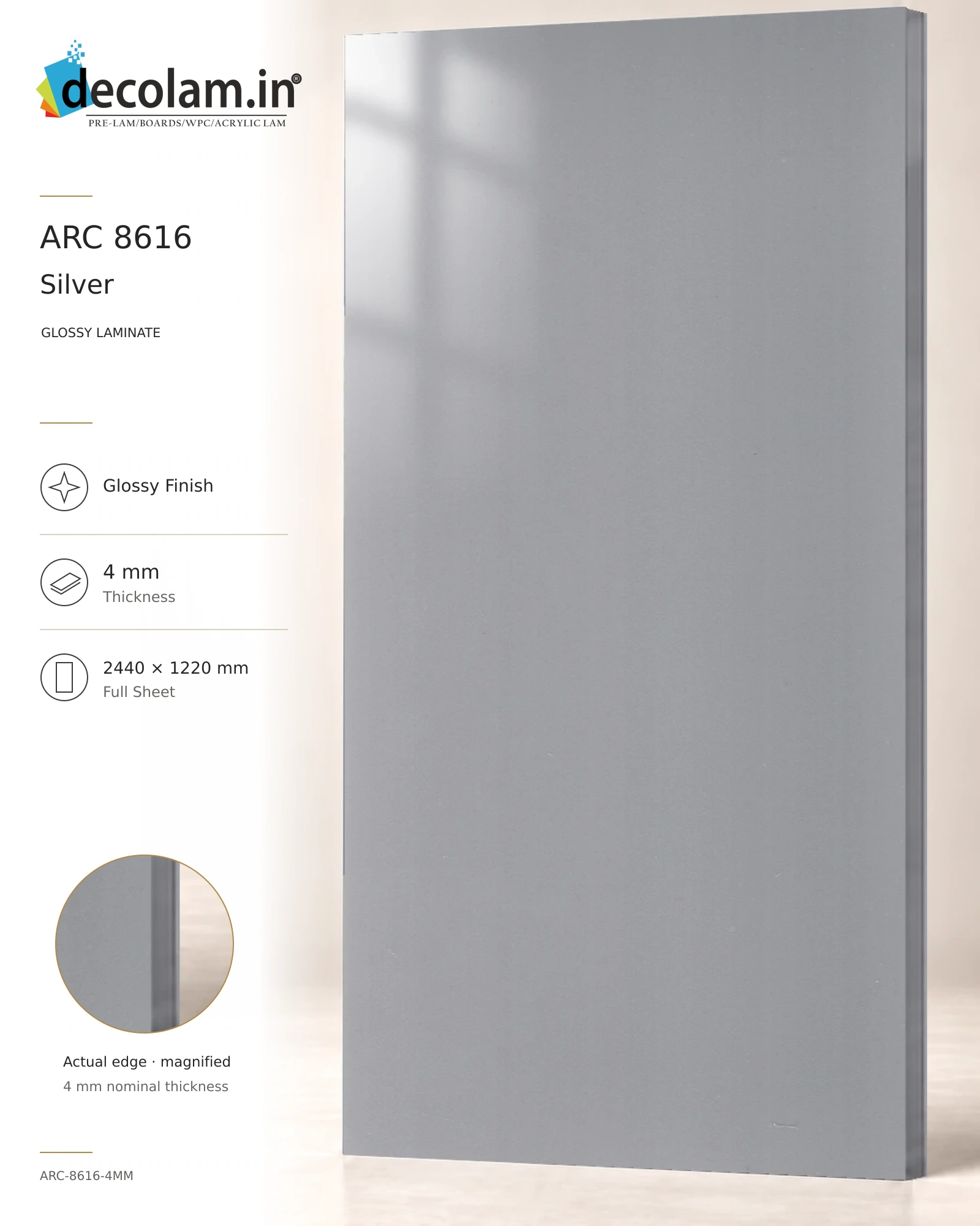 Silver Glossy
