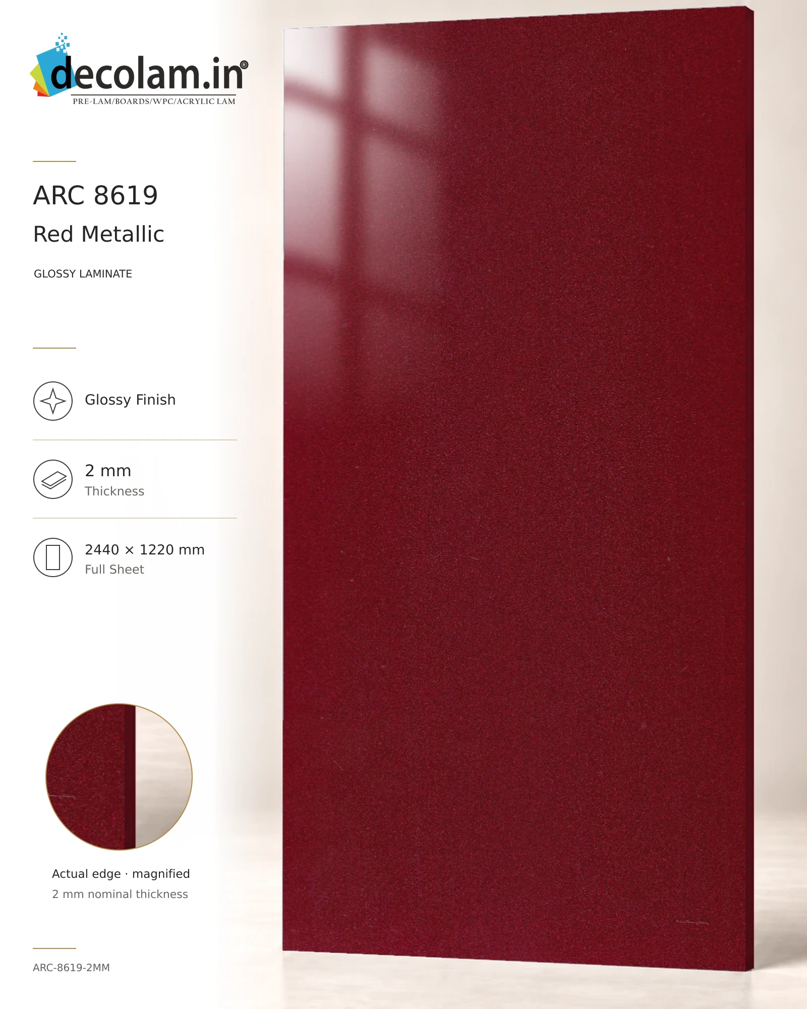 Red Metallic Glossy