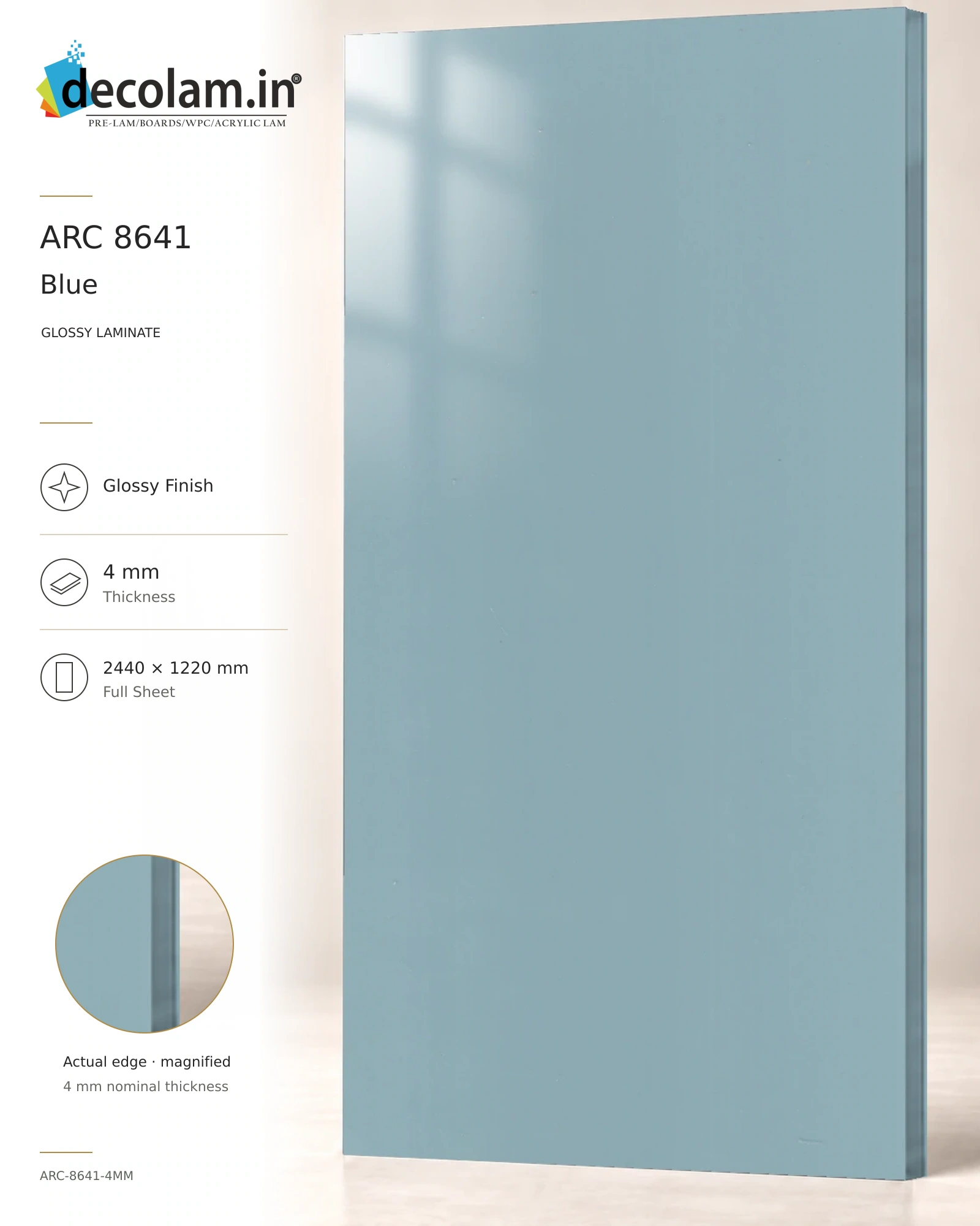 Blue Glossy