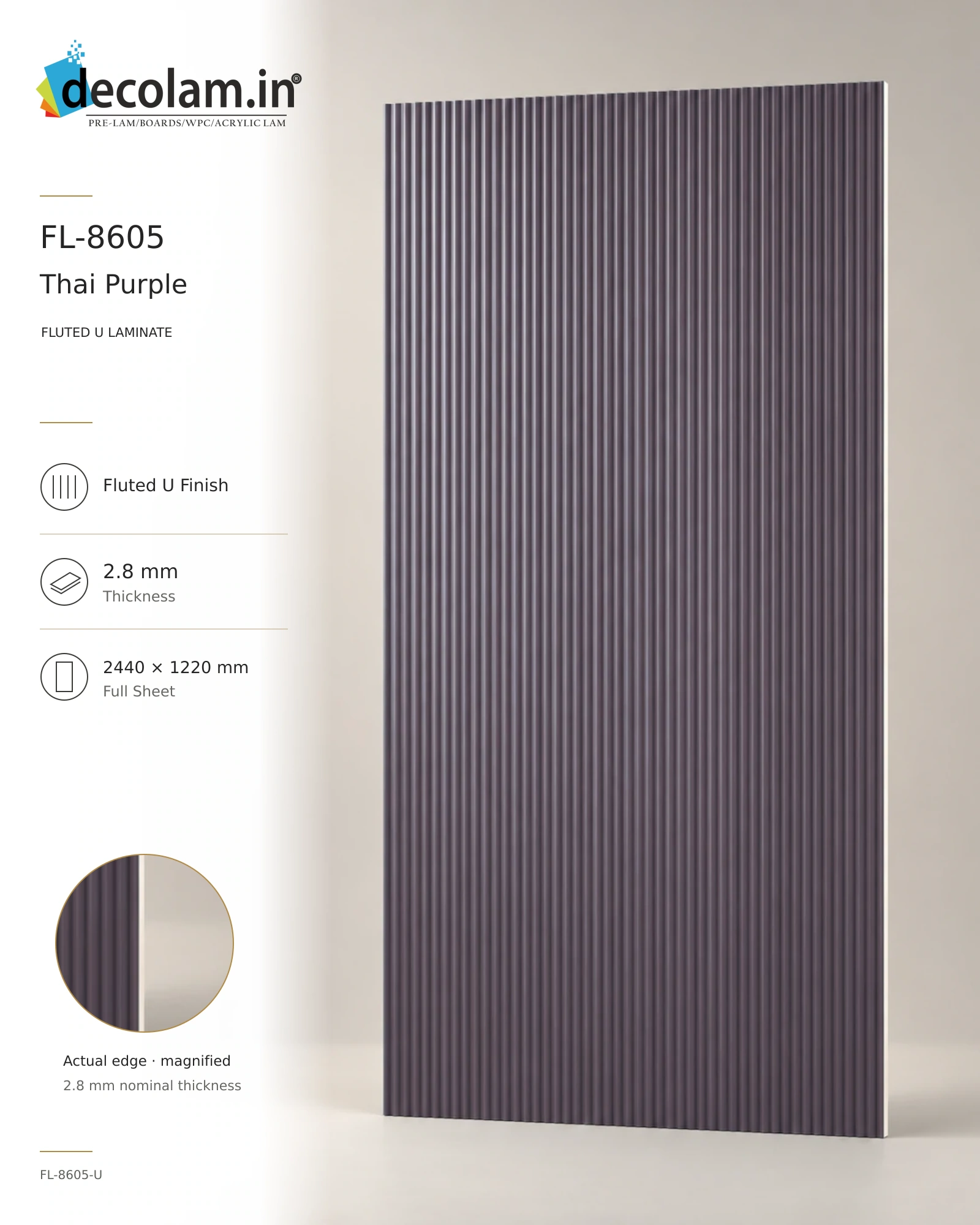 Thai Purple Fluted