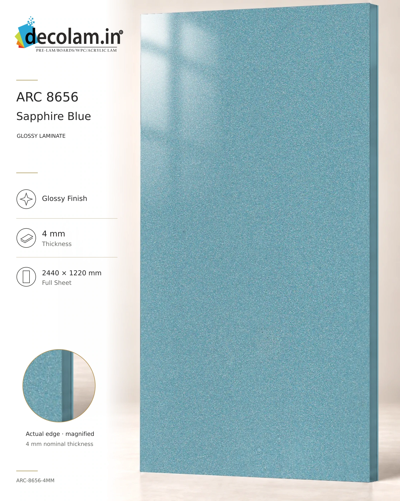 Sapphire Blue Glossy